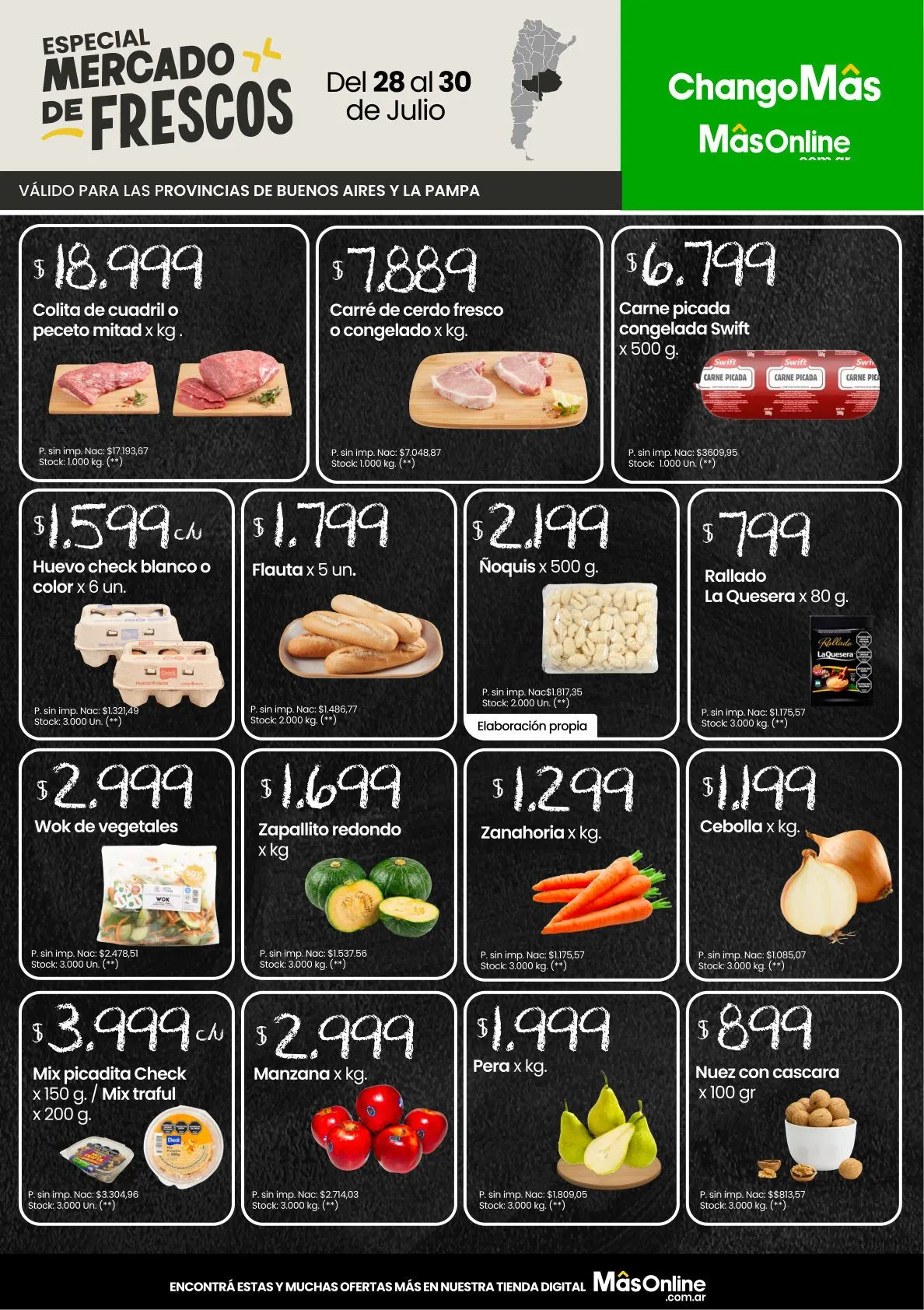 Ofertas de Changomas — 2026-07-28 28 de julio al 30 de julio 2026 - Página 1 del catálogo