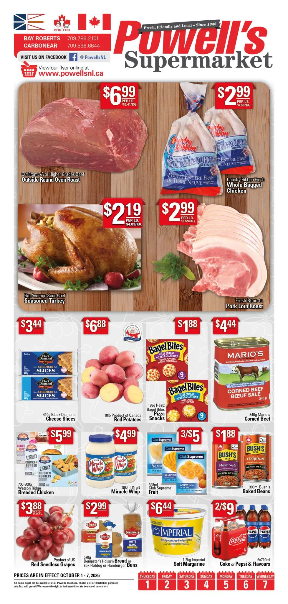 Powell's Supermarket — 2026-10-06 from October 1 to October 8 2026 - flyer page 1