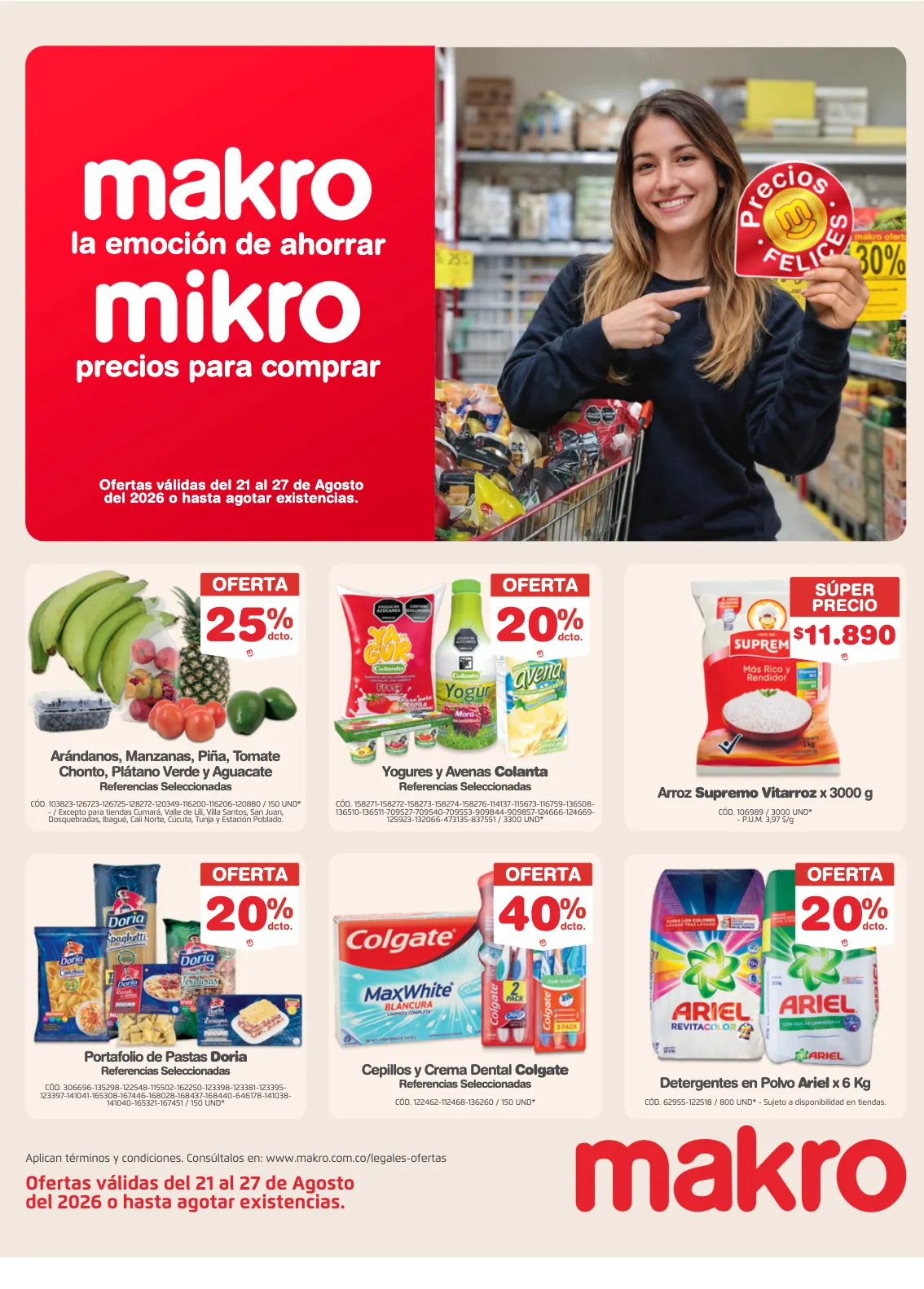 Catalogo de Makro — 2026-08-25 21 de agosto al 27 de agosto 2026 - Pag 1