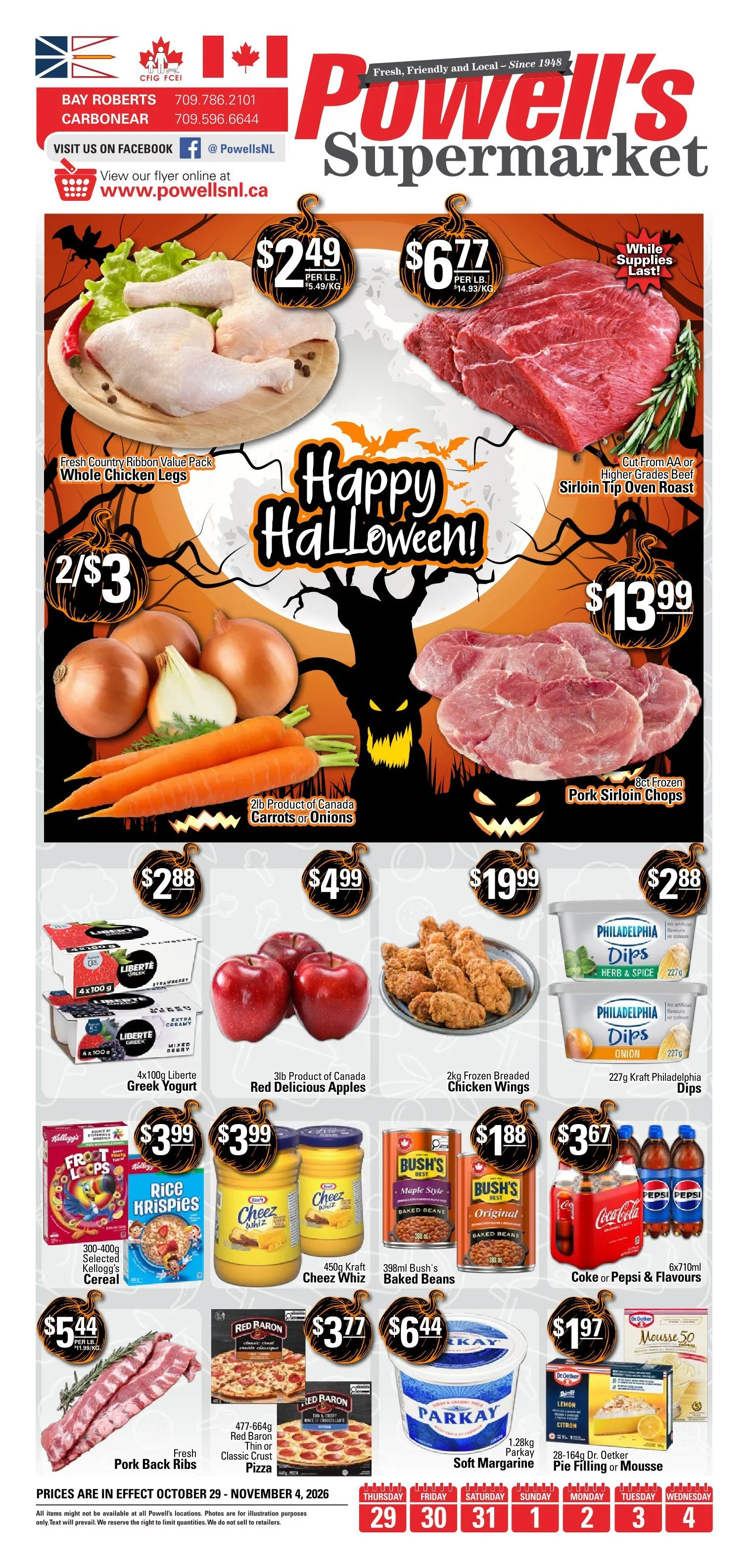 Powell's Supermarket — 2026-10-30 from October 30 to November 4 2026 - flyer page 1