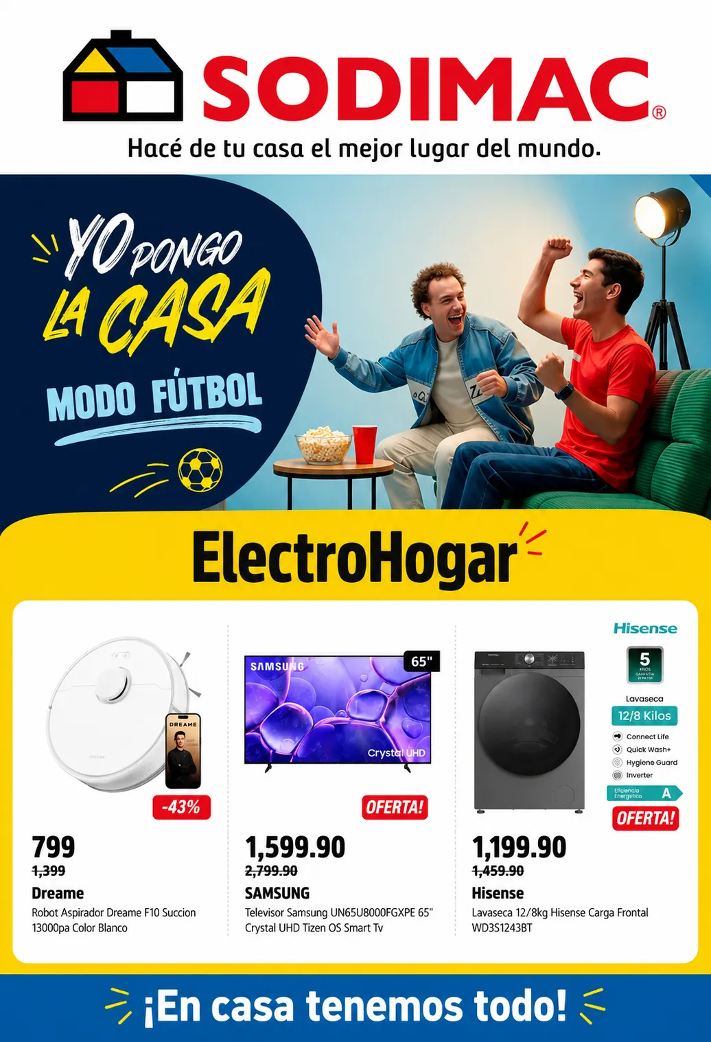 Catalogo de Ofertas Electrohogar 1 de julio al 16 de julio 2026 - Pag 1