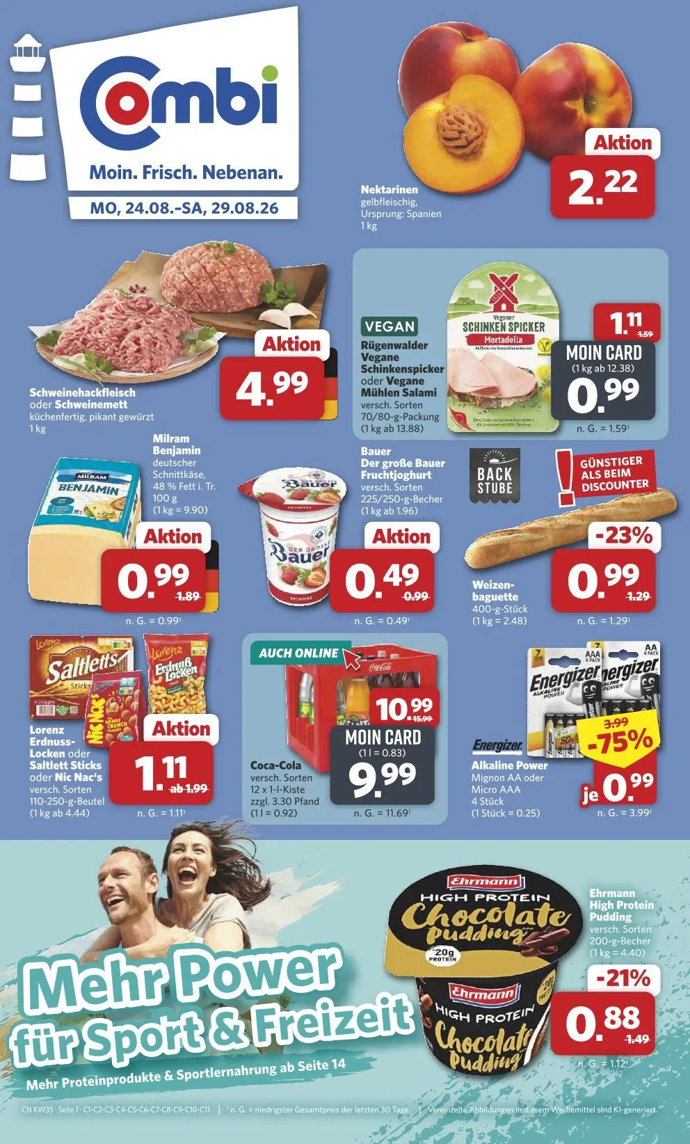 Combi Markt — 2026-08-26 van 24 augustus tot 30 augustus 2026 - Folder pagina 1