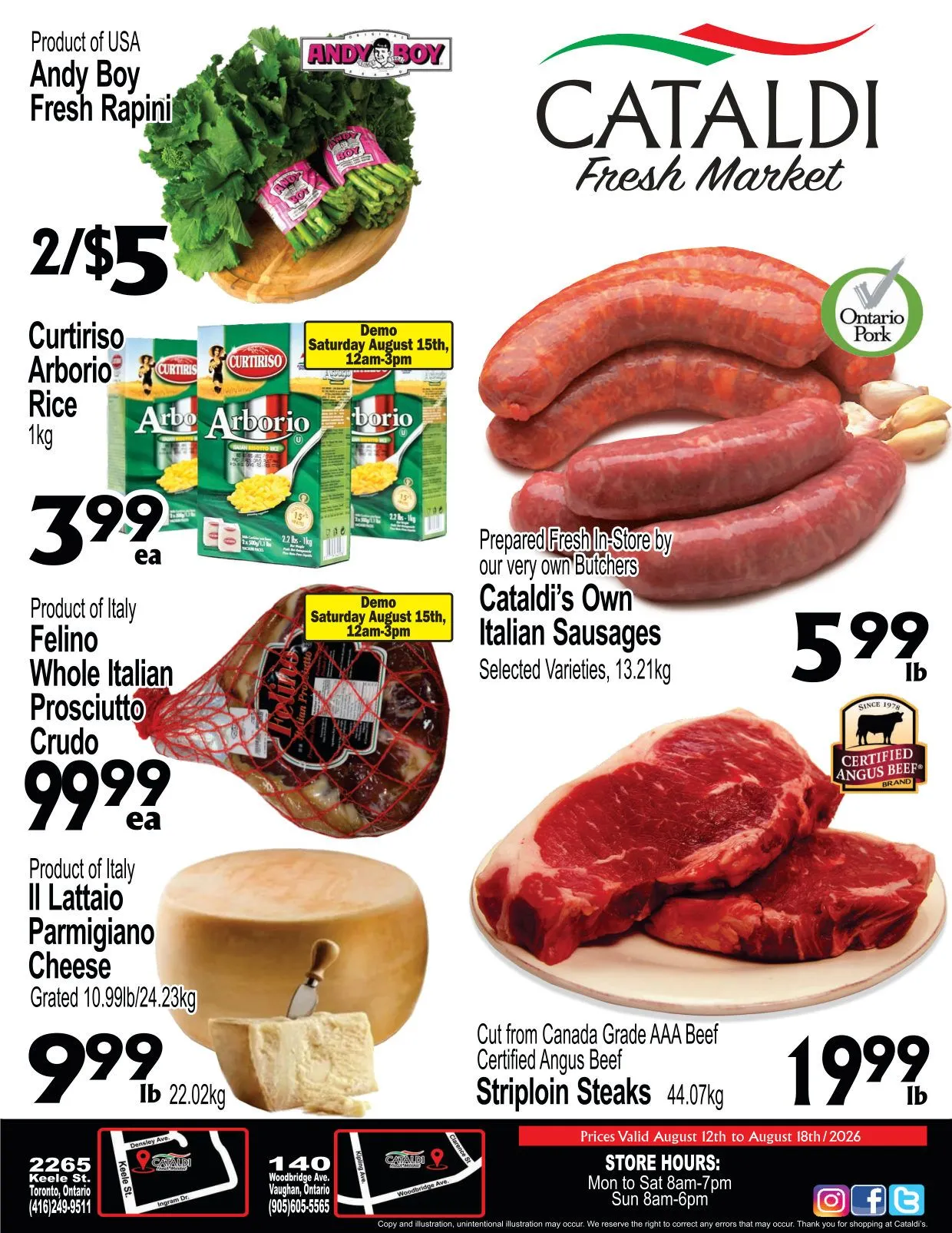 Cataldi Fresh Market — 2026-08-12 from August 12 to August 18 2026 - flyer page 