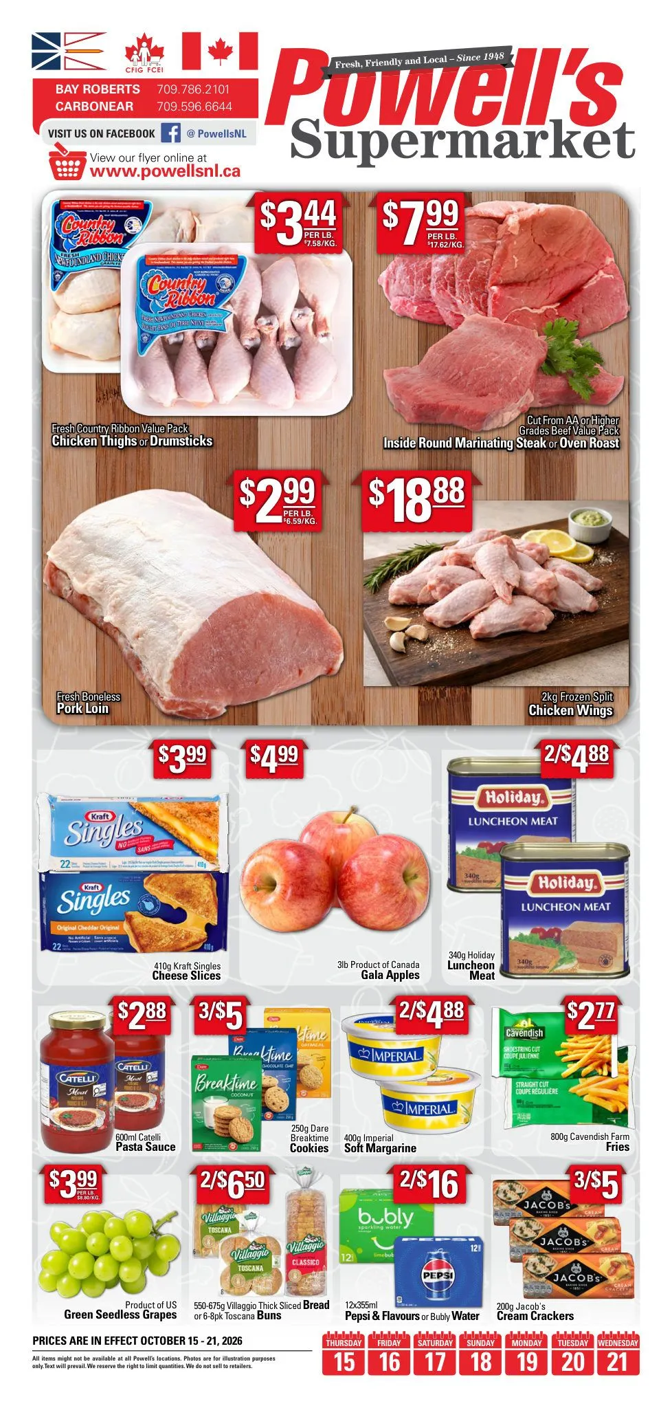 Powell's Supermarket — 2026-10-16 from October 16 to October 21 2026 - flyer page 1