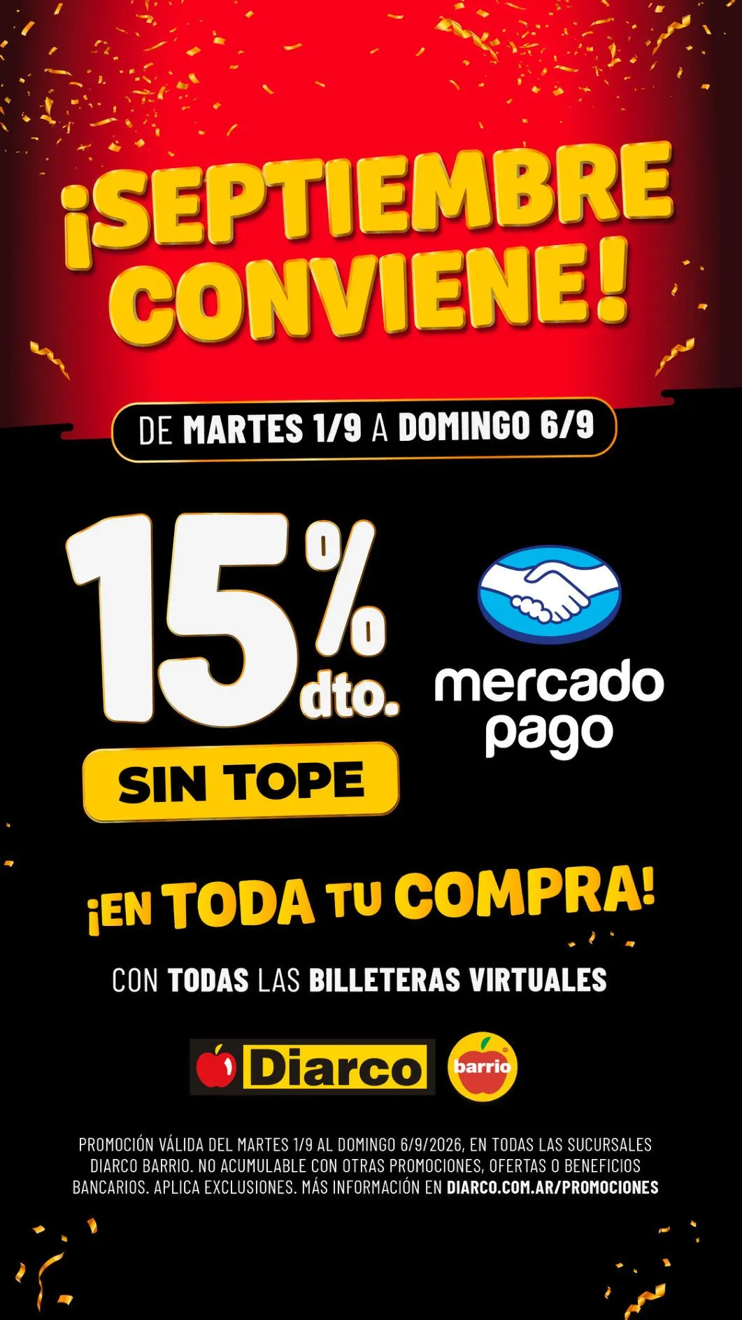 Ofertas de Diarco — 2026-09-01 1 de septiembre al 6 de septiembre 2026 - Página 1 del catálogo