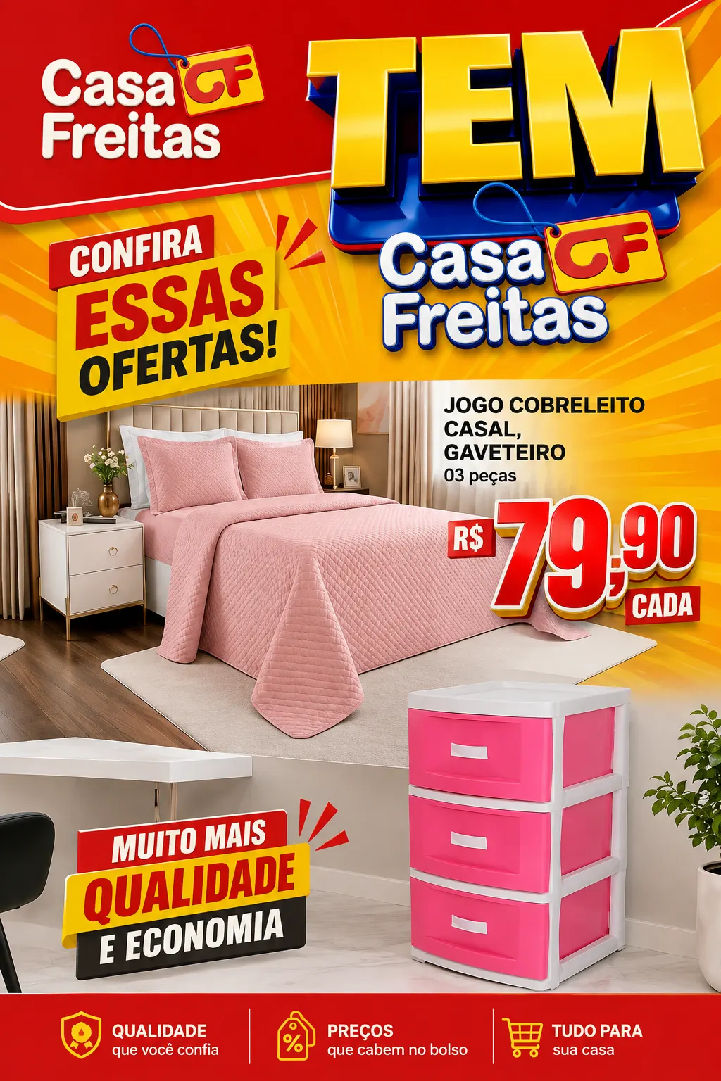 Encarte de Casa Freitas ofertas! 7 de agosto até 24 de agosto 2026 - Pagina 1