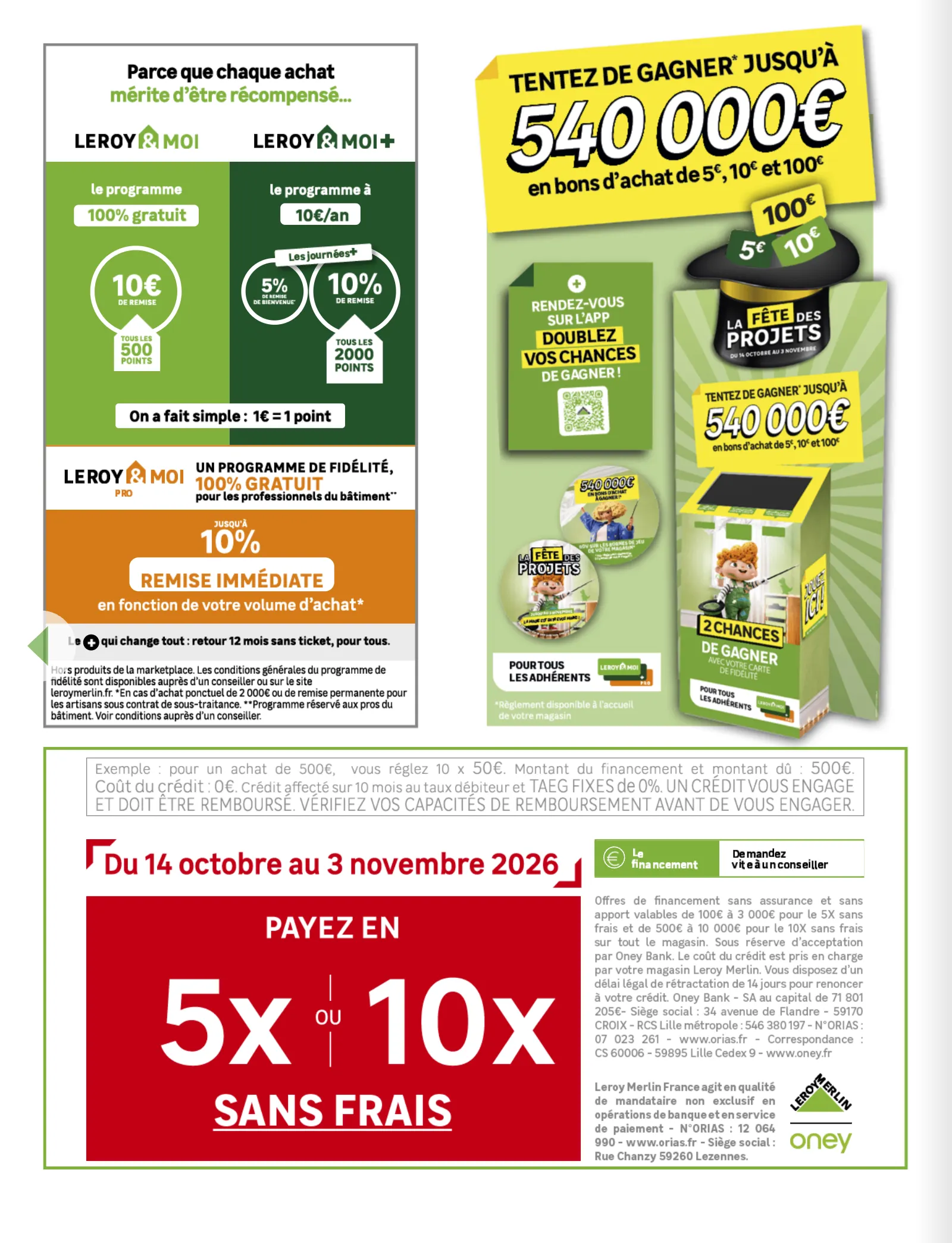 Leroy Merlin — 2026-10-14 du 14 octobre au 3 novembre 2026 - Catalogue page 2
