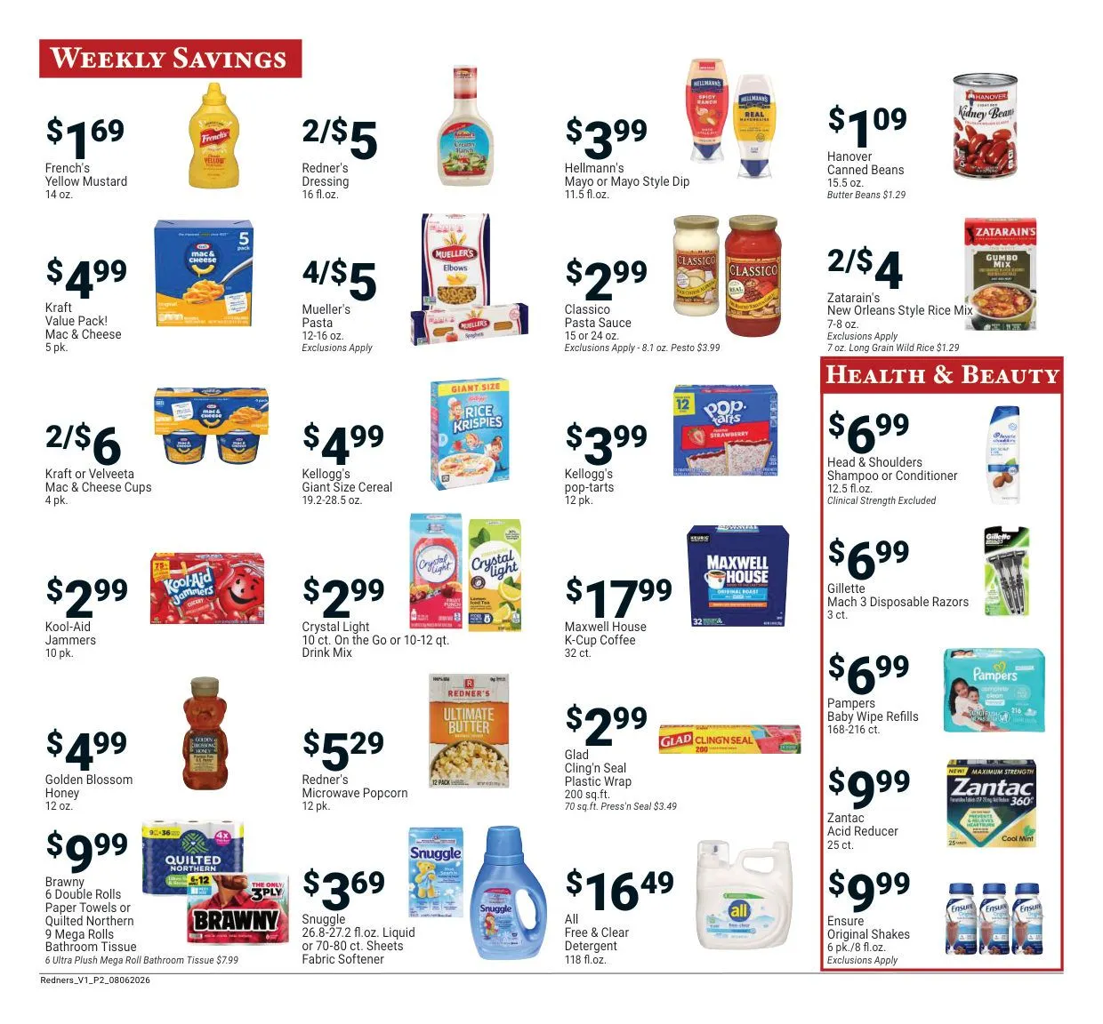 Weekly promotion Redner's Market — 2026-08-06 spanning from August 6 to August 12 2026 - Page 2 for Catalogue 365