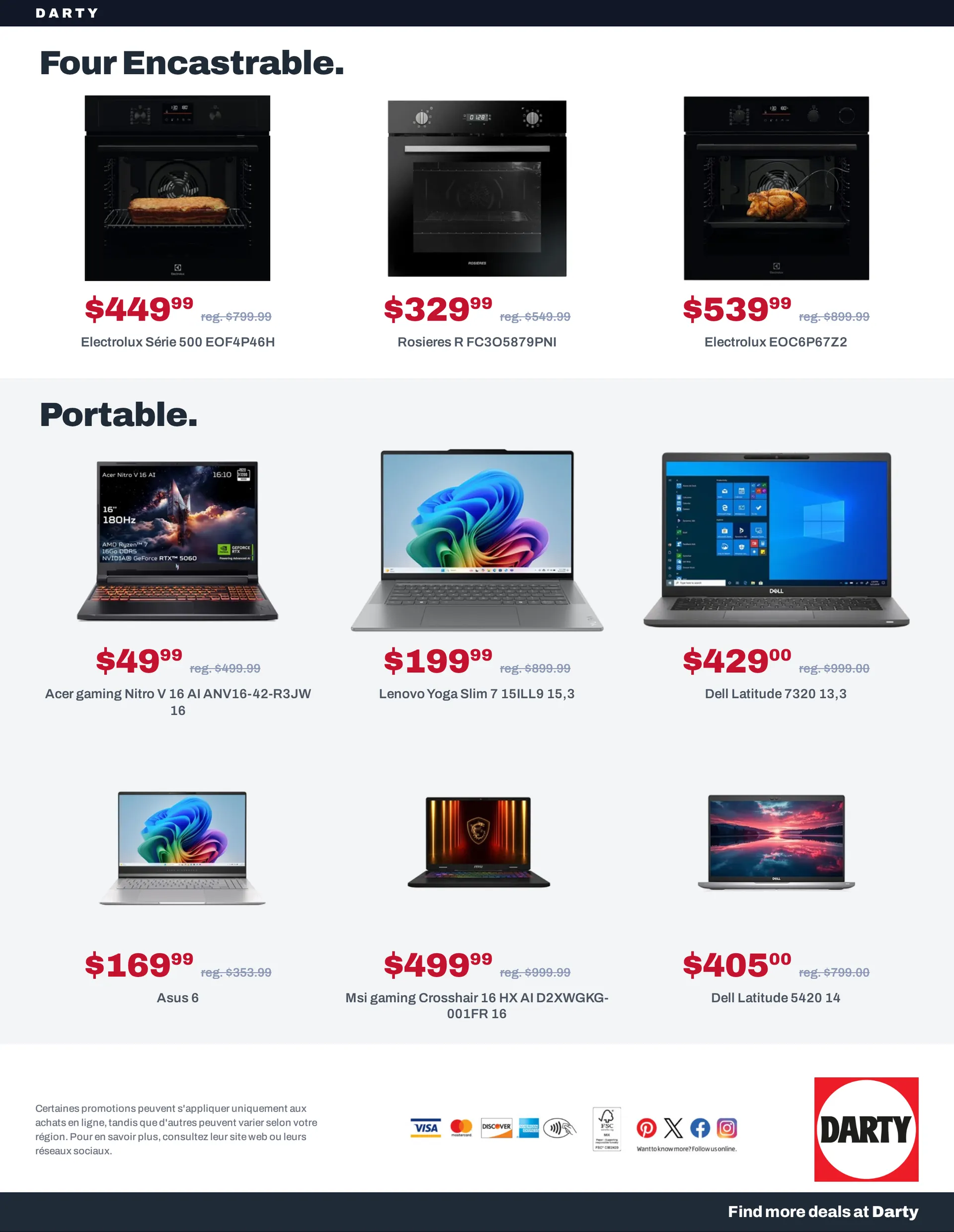 Darty — 2026-07-17 du 17 juillet au 24 juillet 2026 - Catalogue page 1
