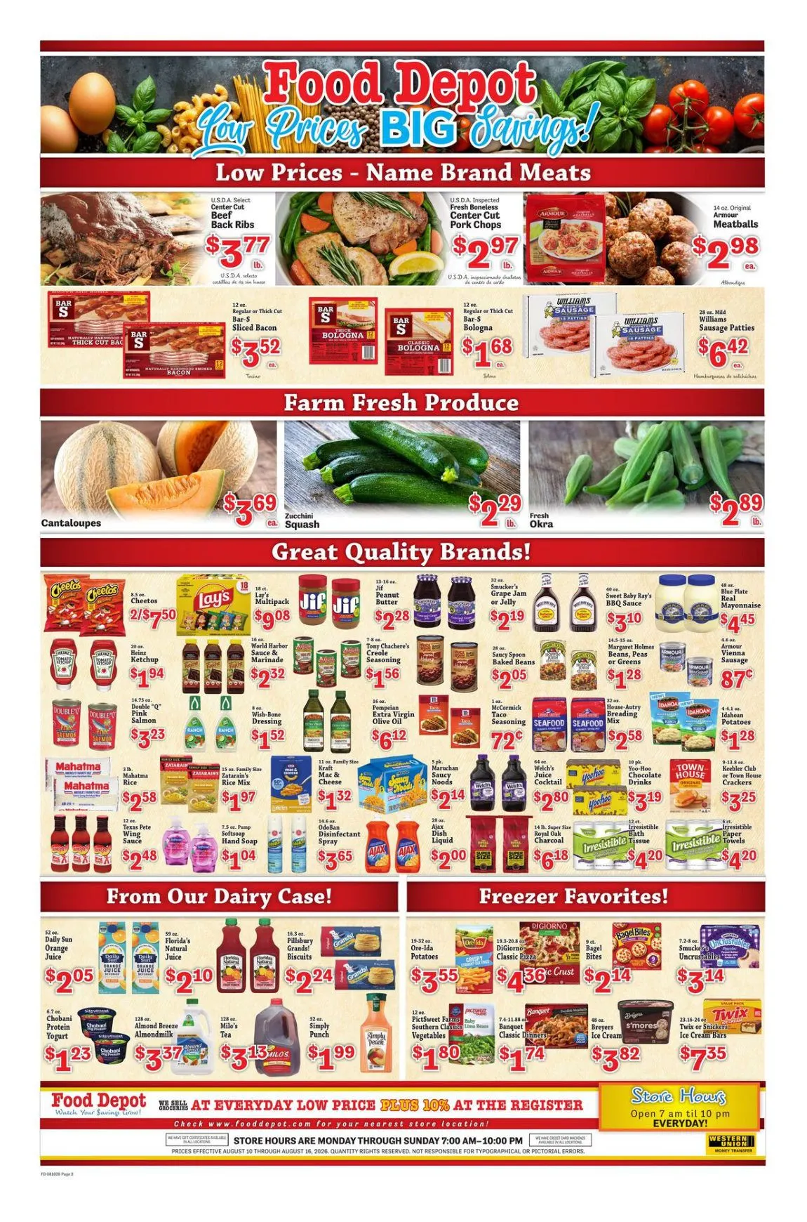 Weekly ad Food Depot — 2026-08-12 from August 10 to August 16 2026 - Page 2