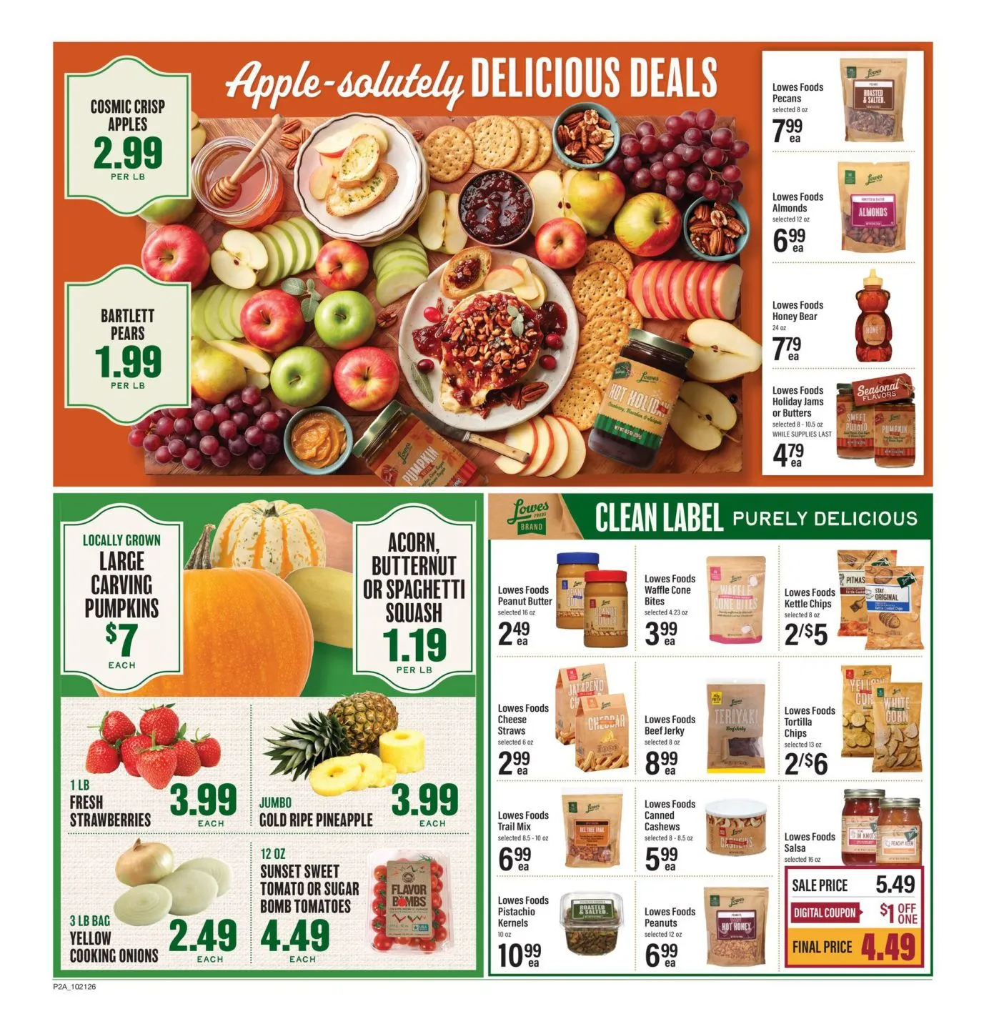 Weekly promotion Lowes Foods — 2026-10-23 spanning from October 21 to October 27 2026 - Page 2 for Catalogue 365