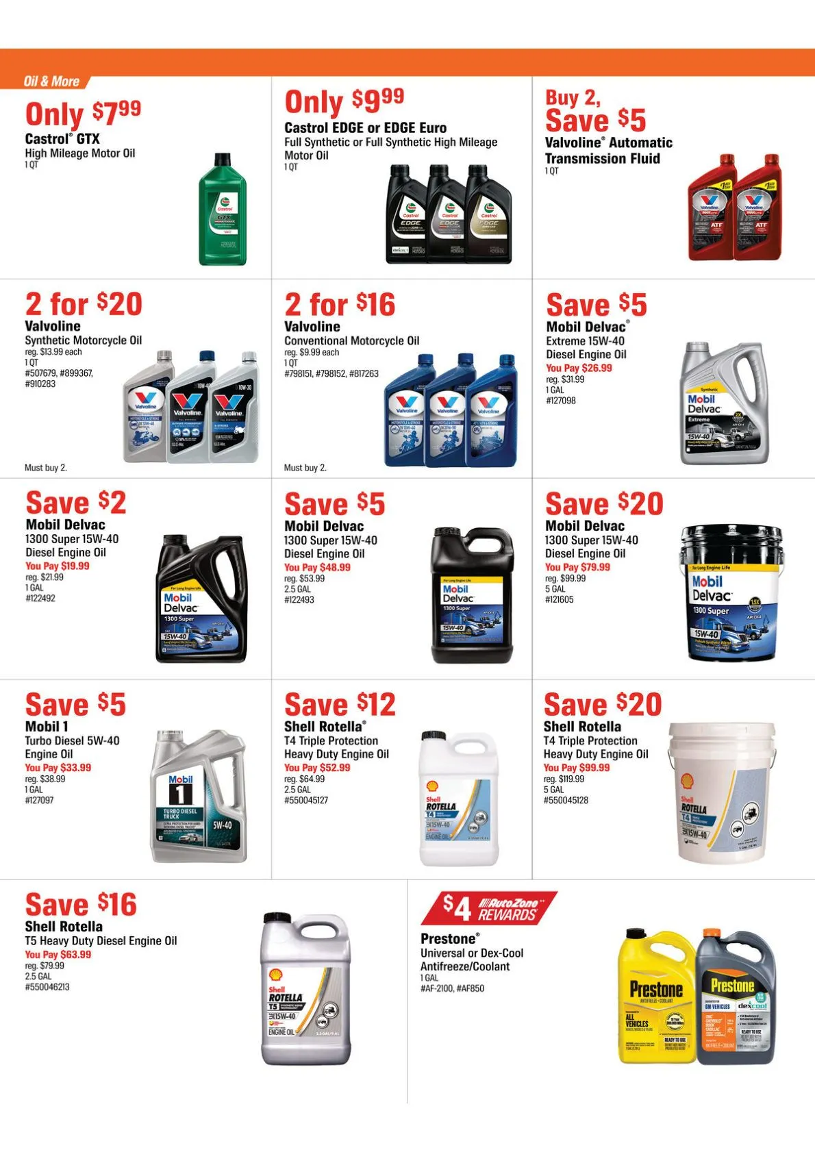 Weekly promotion Autozone — 2026-10-21 spanning from October 21 to November 16 2026 - Page 2 for Catalogue 365