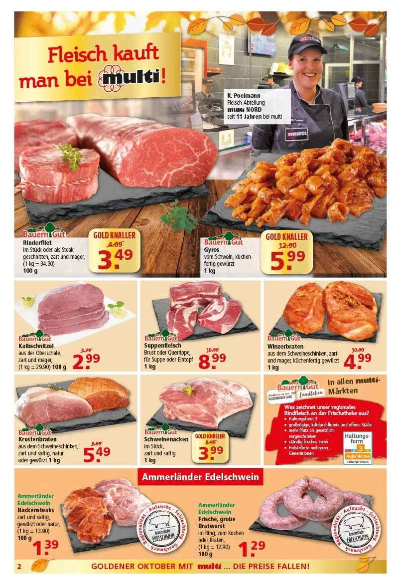 Multi Markt — 2026-10-16 von 16. Oktober bis 18. Oktober 2026 - Prospekt seite 2