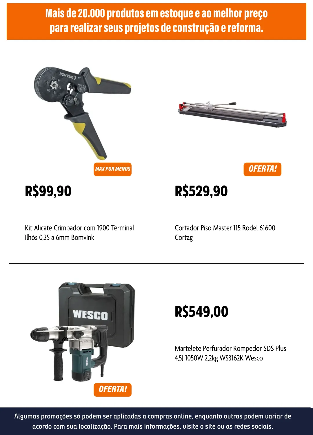 Encarte de Ofertas de Aniversário Obramax 17 de julho até 20 de julho 2026 - Pagina 2