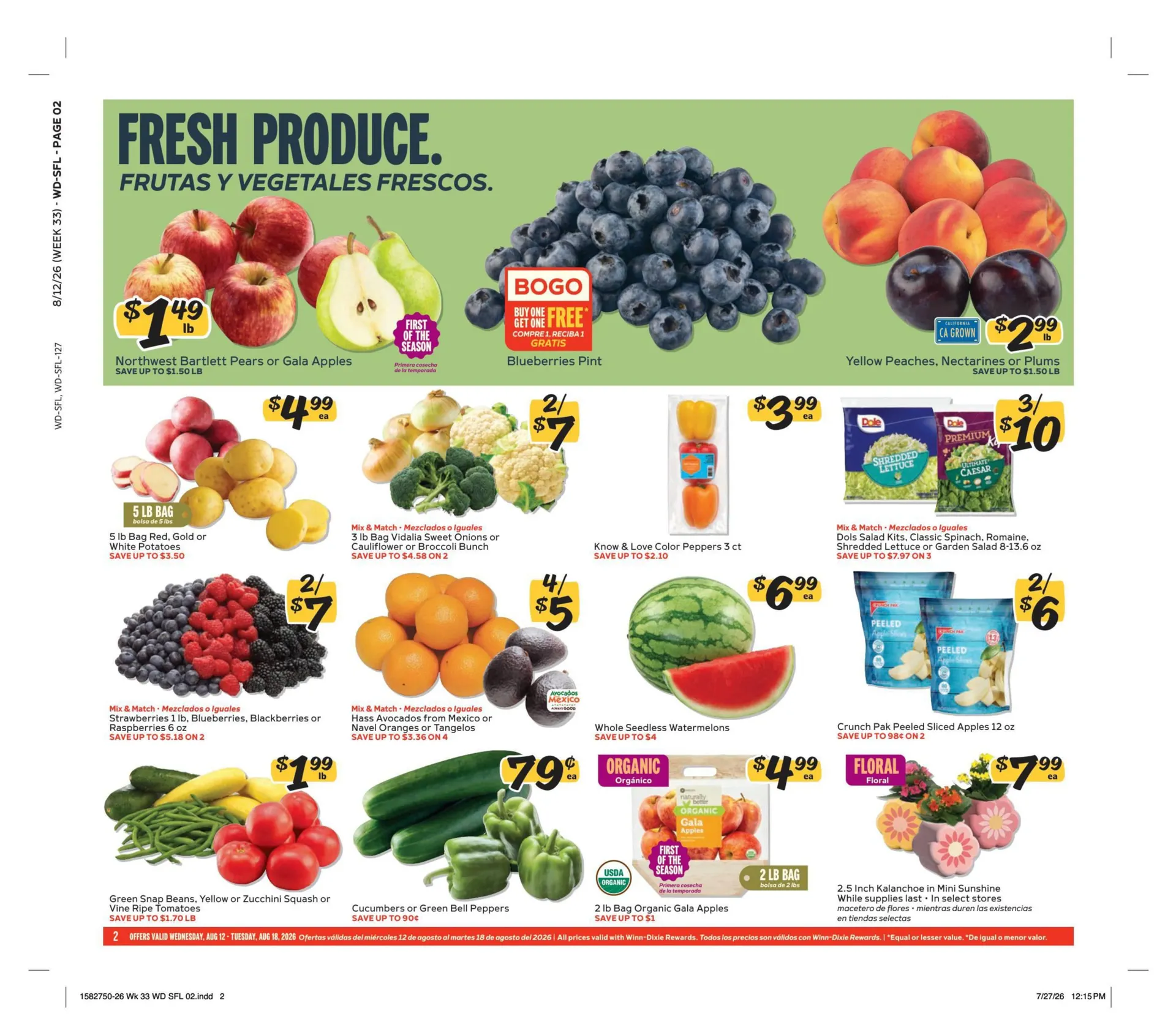 Weekly promotion Winn Dixie — 2026-08-12 spanning from August 12 to August 18 2026 - Page 2 for Catalogue 365