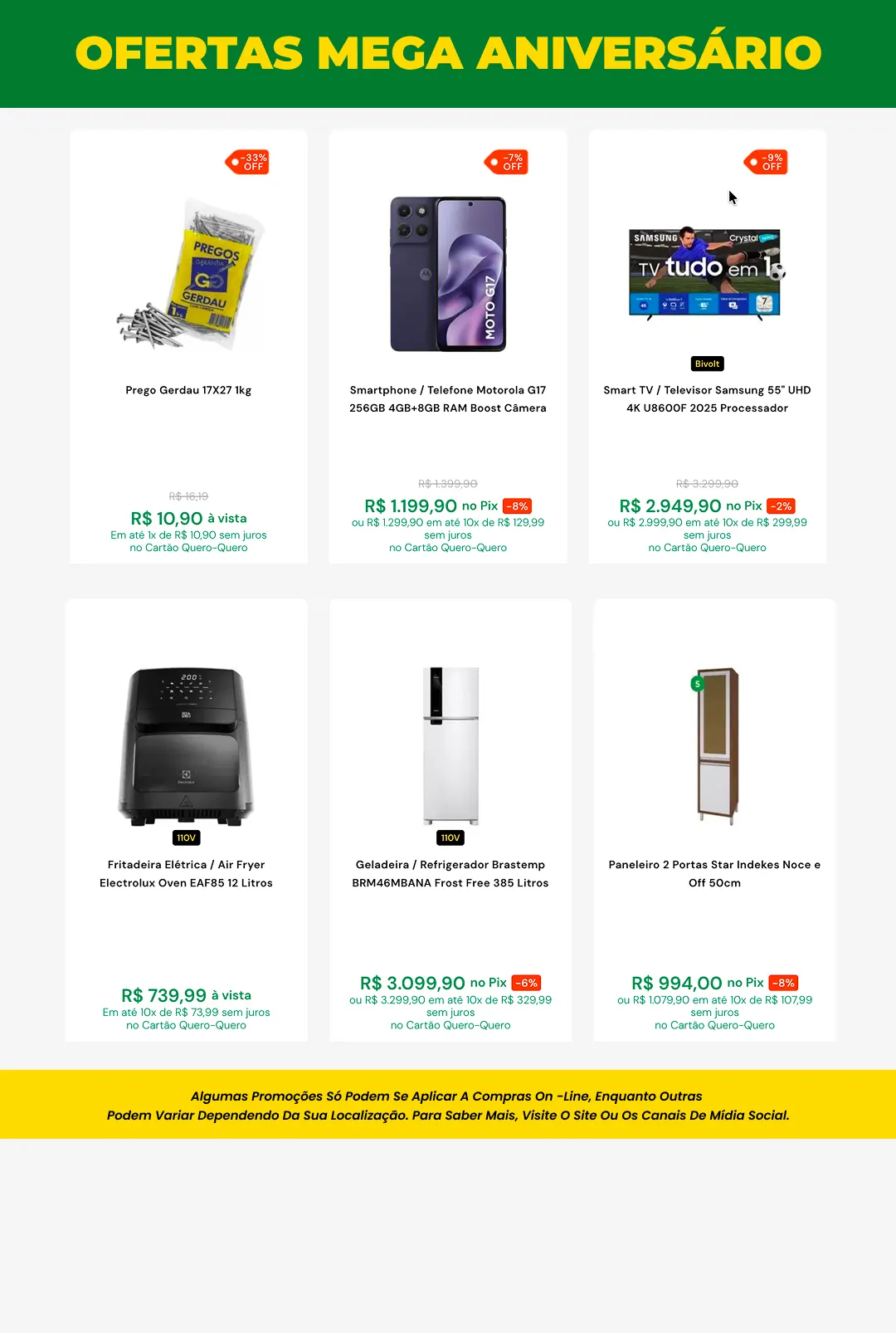 Encarte de Oferta Mega Aniversario! 30 de julho até 13 de agosto 2026 - Pagina 2