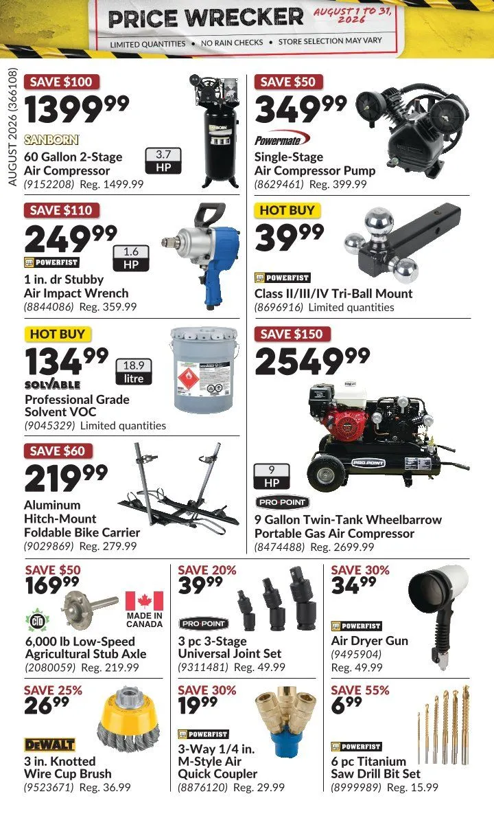 Princess Auto — 2026-08-20 from August 1 to August 31 2026 - flyer page 2