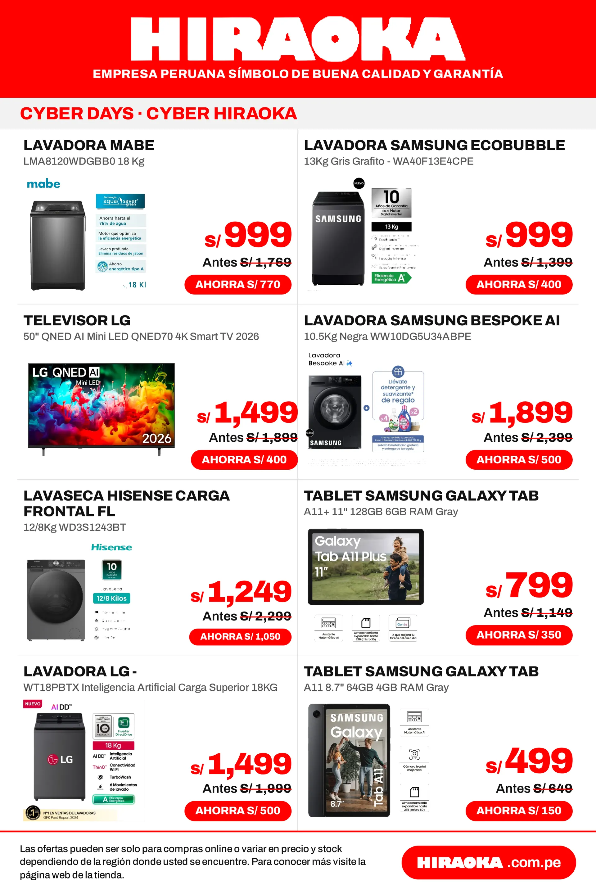 Catalogo de Hiraoka — 2026-10-06 6 de octubre al 21 de octubre 2026 - Pag 2