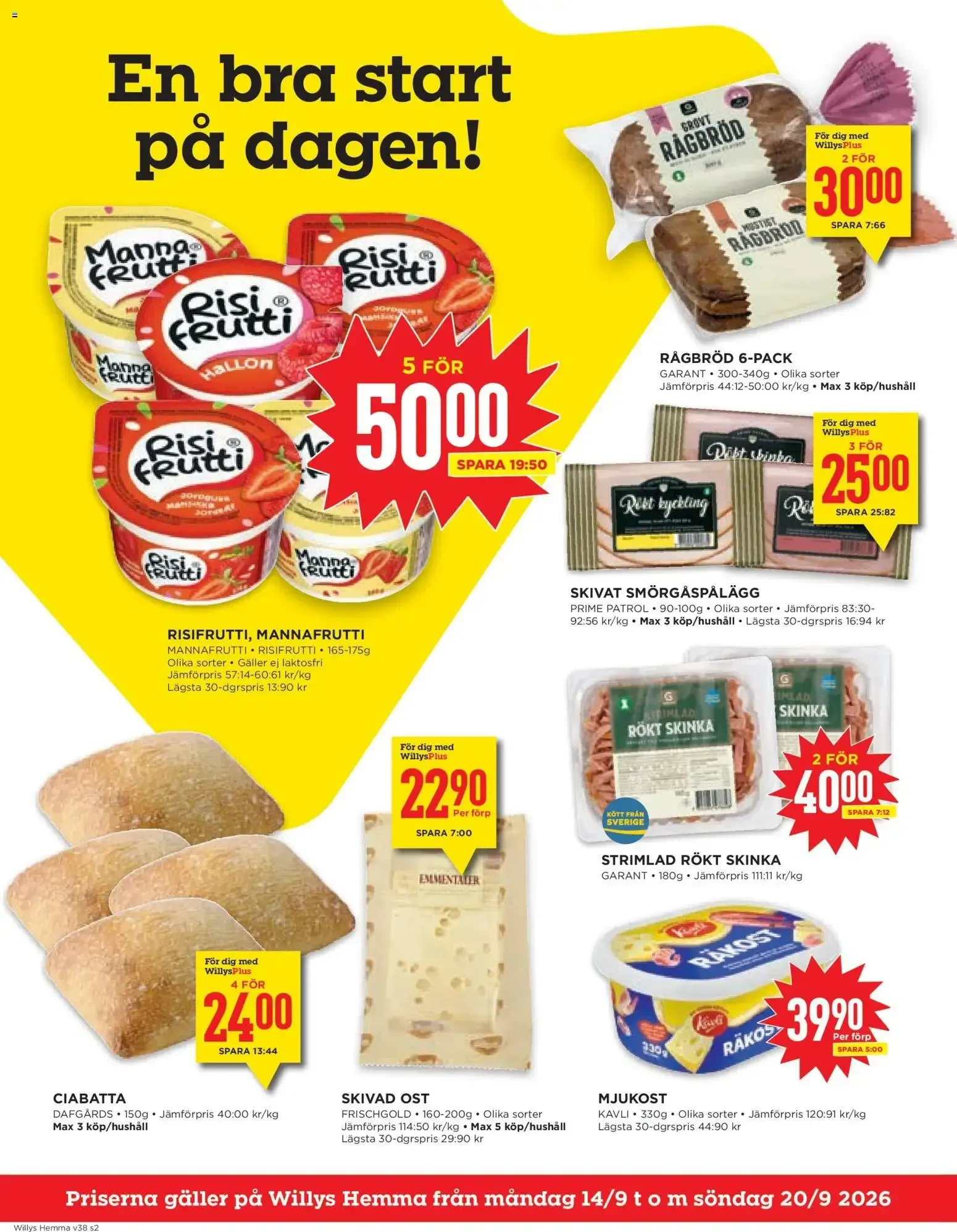Willys — 2026-09-14 från 14 september till 20 september 2026 - Reklamblad sidor 2