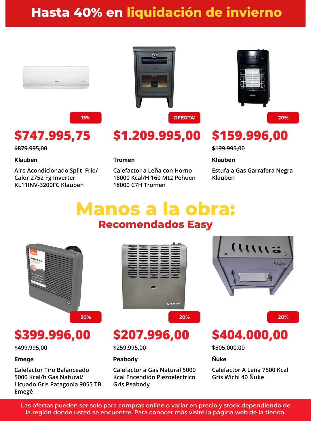 Ofertas de Liquidación de invierno 10 de agosto al 25 de agosto 2026 - Página 2 del catálogo