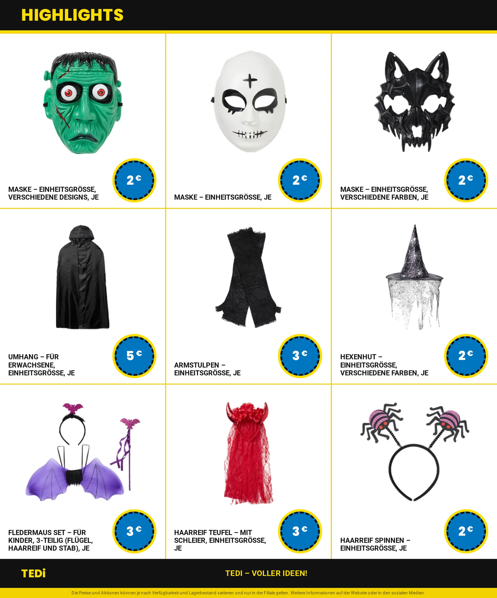 TEDi — Halloween — 2026-09-24 von 24. September bis 12. Oktober 2026 - Prospekt seite 2
