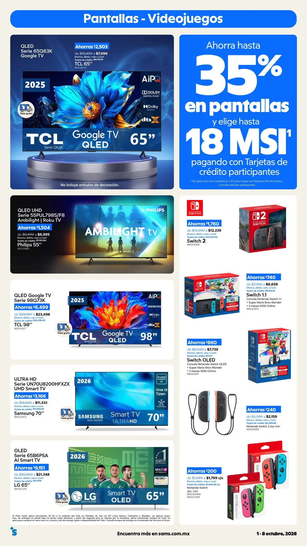 Catálogo de Sam's Club — 2026-10-01 1 de octubre al 8 de octubre 2026 - Pagina 2
