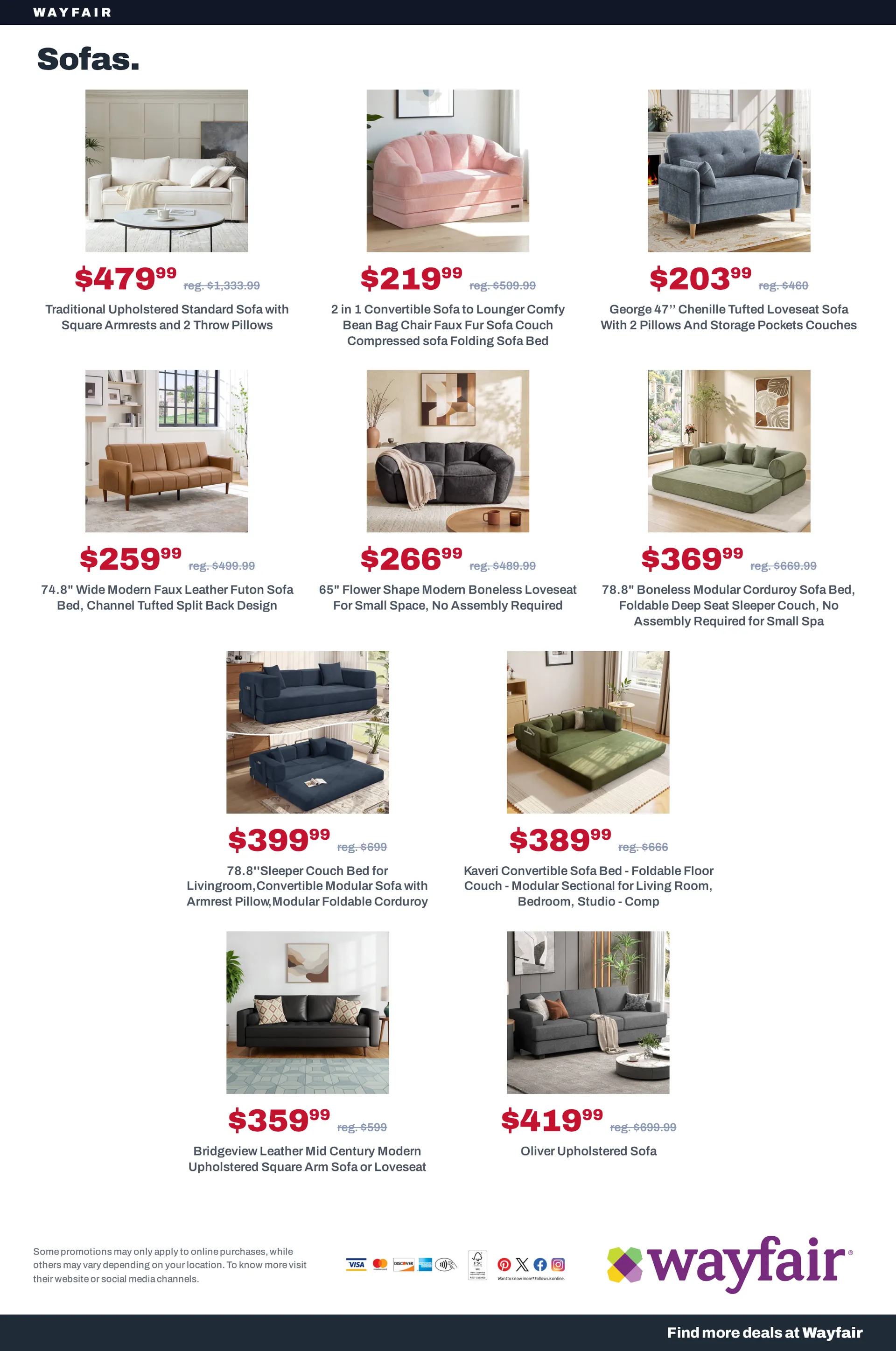 Weekly ad Wayfair — 2026-10-16 from October 16 to October 30 2026 - Page 2