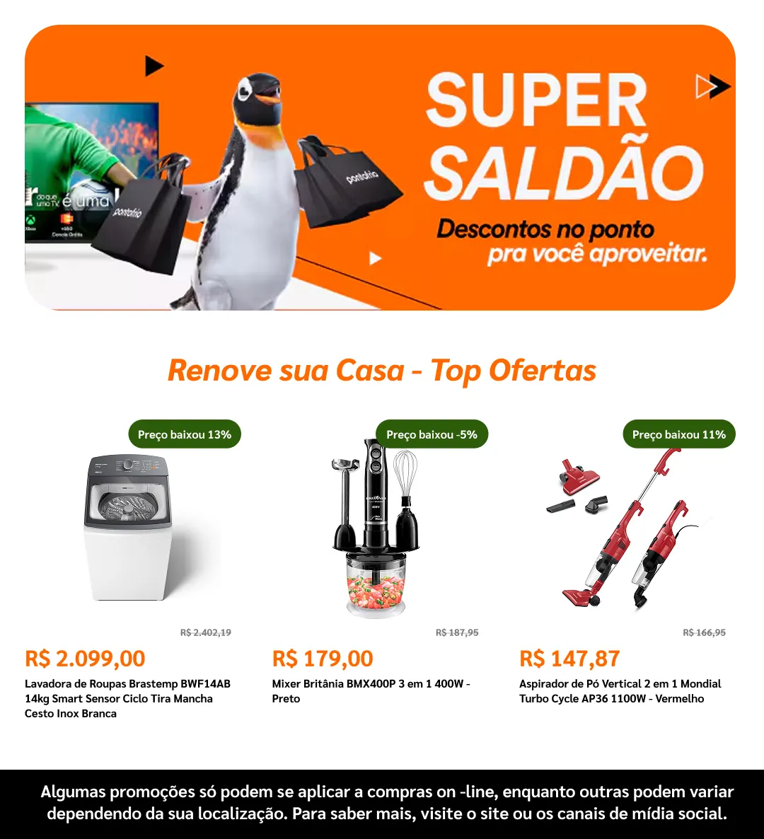 Encarte de Ponto Frio — 2026-08-10 10 de agosto até 25 de agosto 2026 - Pagina 2