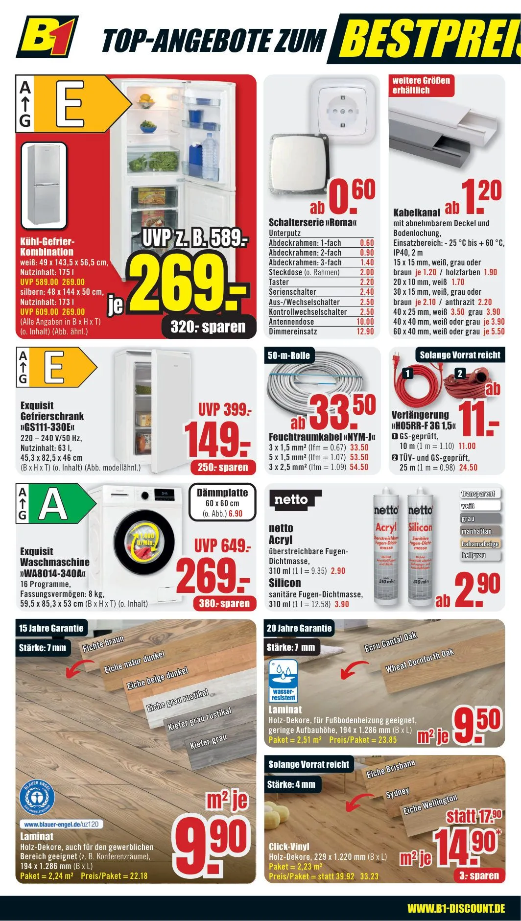 B1 Discount Baumarkt — 2026-09-23 von 19. September bis 25. September 2026 - Prospekt seite 2