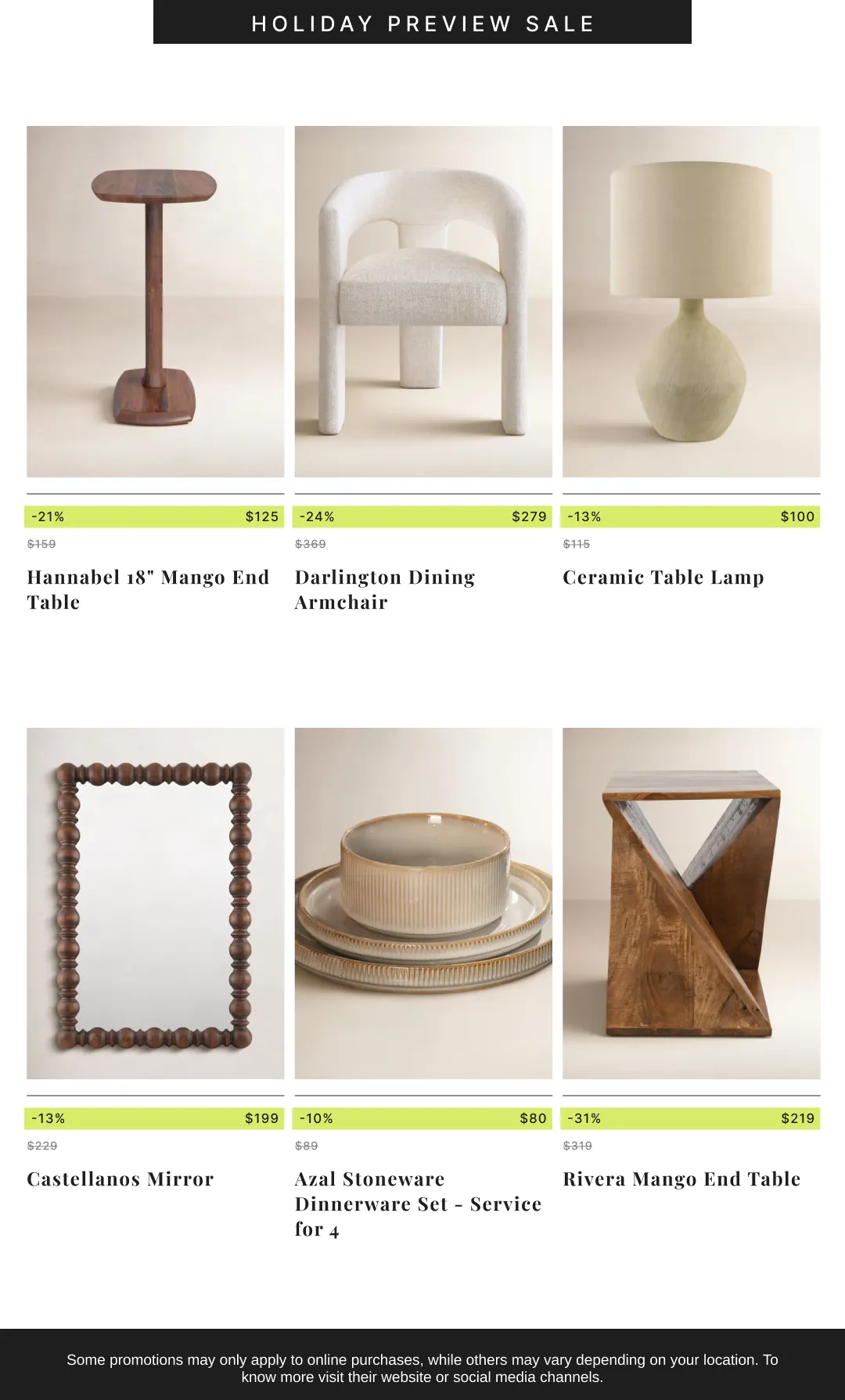 Weekly promotion Joss & Main — 2026-10-15 spanning from October 15 to November 2 2026 - Page 2 for Catalogue 365