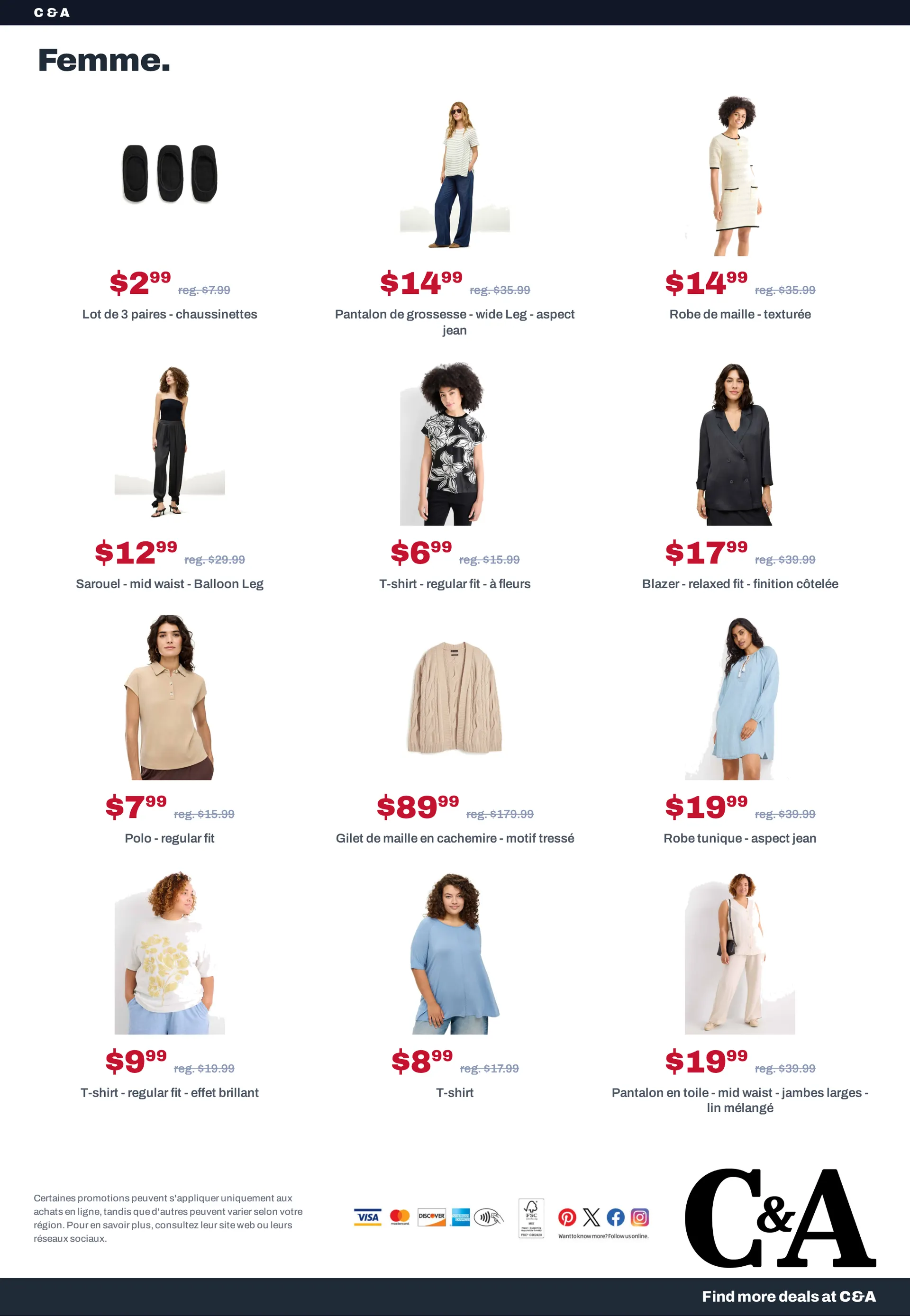 C&A soldes du 10 août au 24 août 2026 - Catalogue page 2