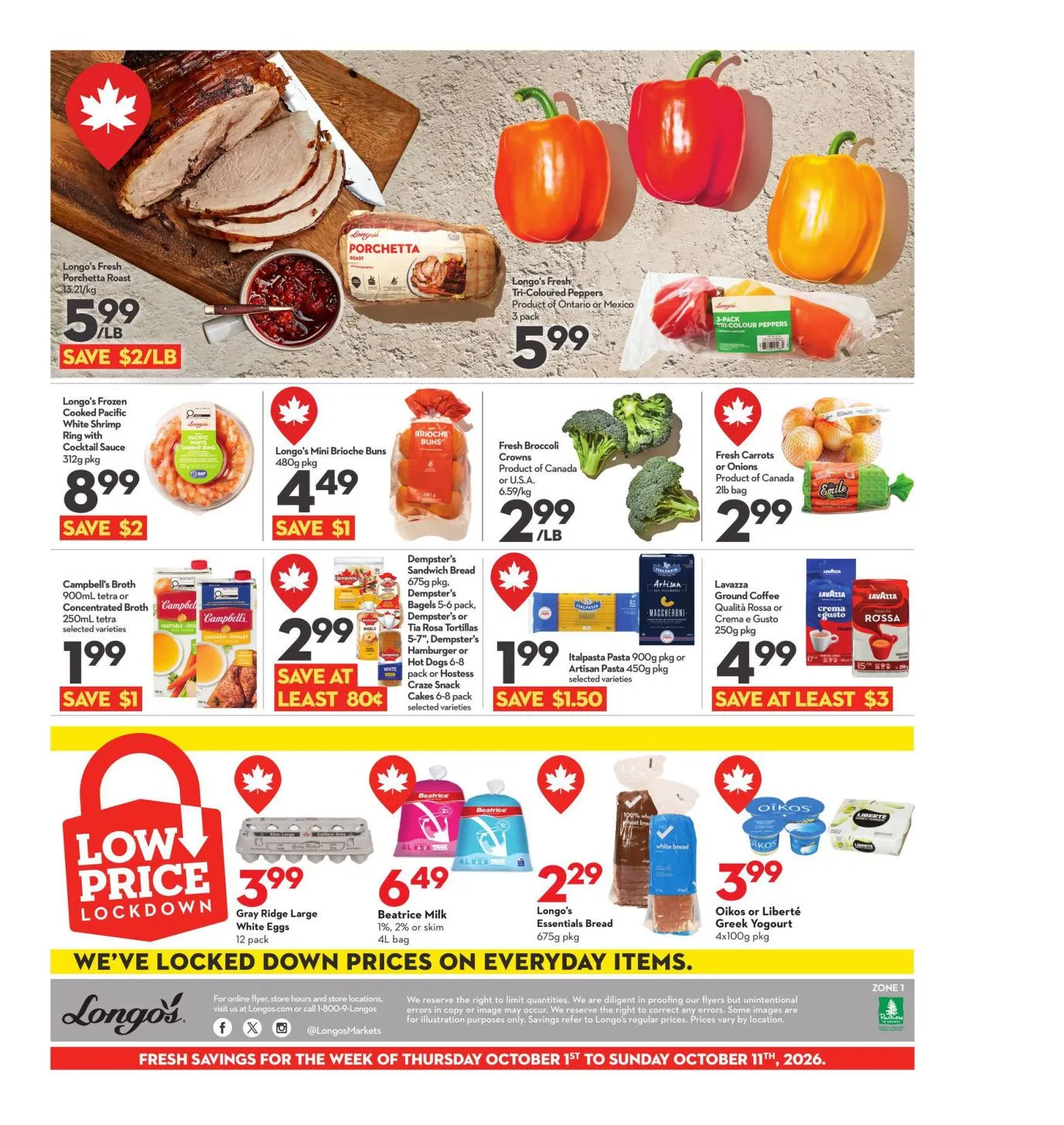 Longo's — 2026-10-01 from October 1 to October 11 2026 - flyer page 3