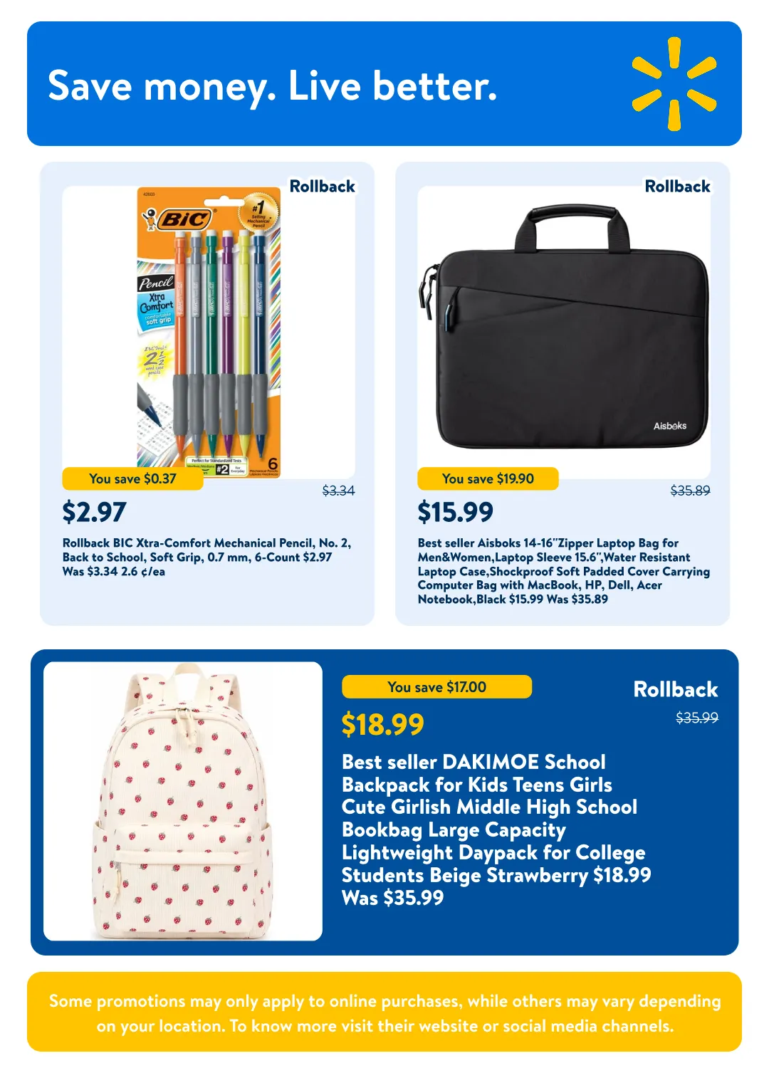 Weekly ad Back to School Savings from July 8 to July 23 2026 - Page 3