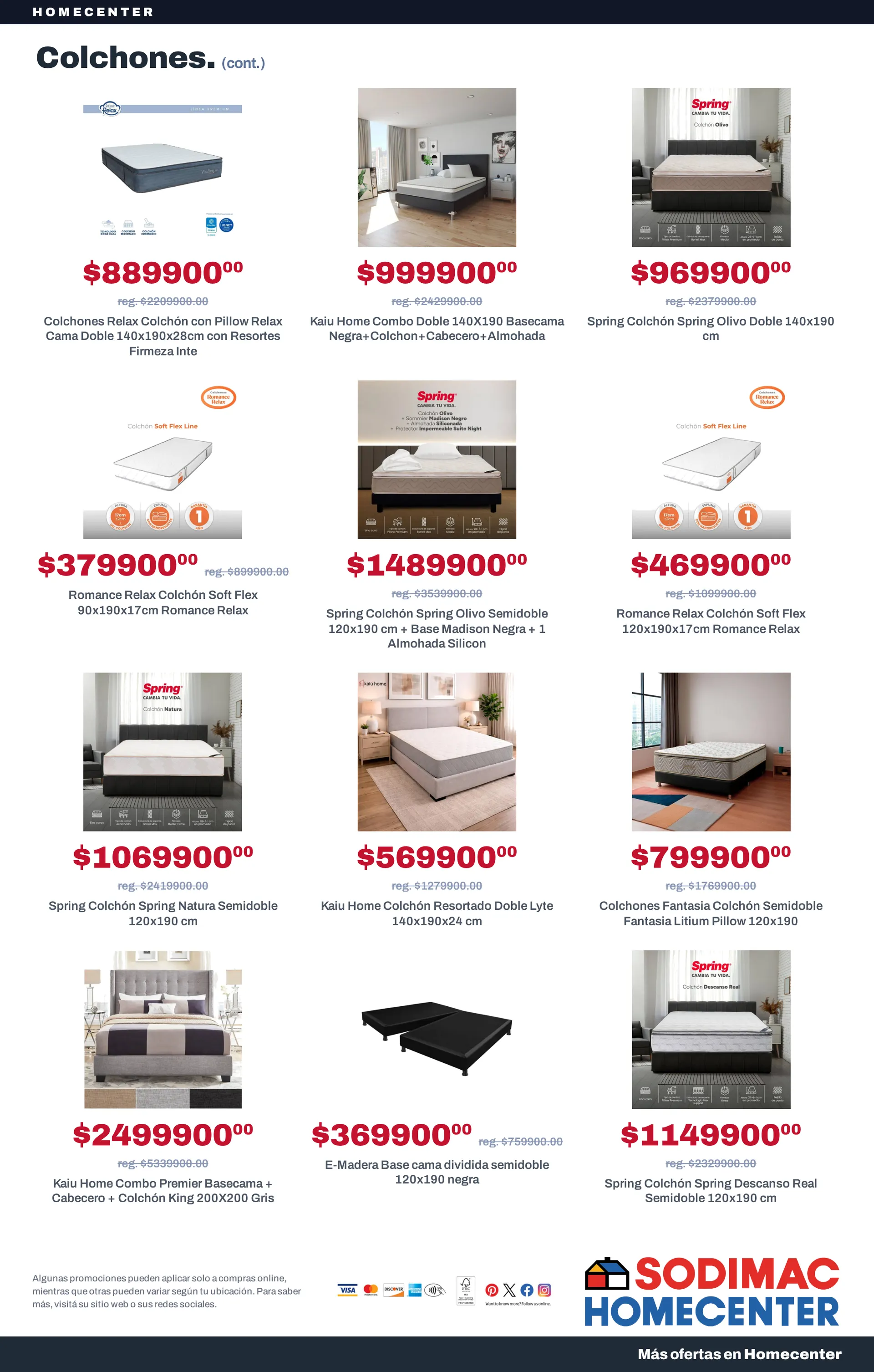 Catalogo de Ofertas colchones! 11 de agosto al 25 de agosto 2026 - Pag 3
