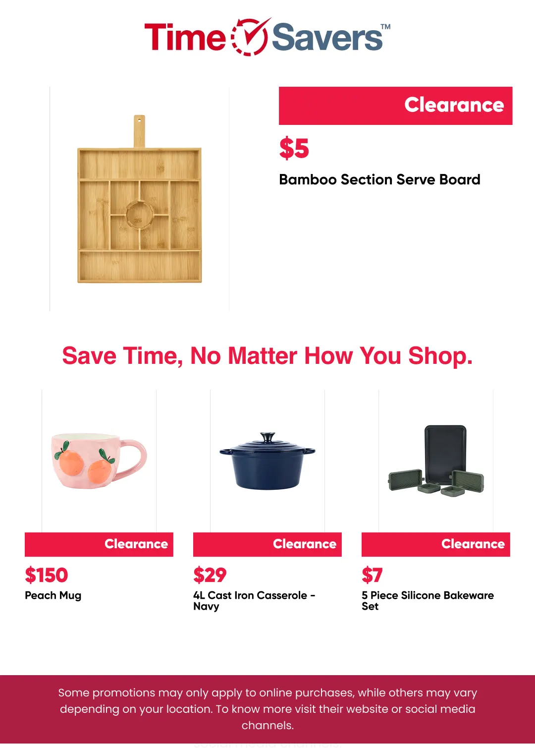 Home & Living Clearance from 13 August to 31 August 2026 - Catalogue Page 3