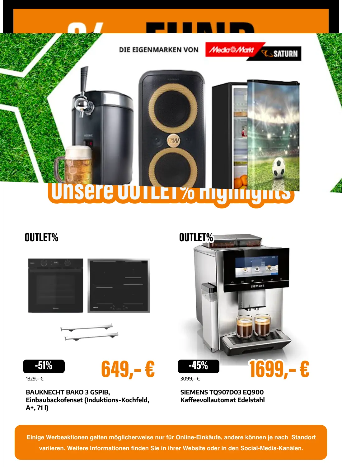 Saturn OUTLET% von 14. Juli bis 29. Juli 2026 - Prospekt seite 3