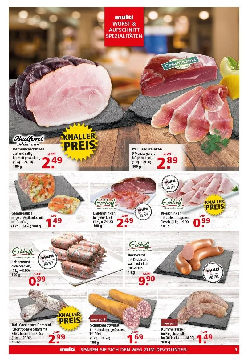 Multi Markt — 2026-08-18 von 18. August bis 22. August 2026 - Prospekt seite 3