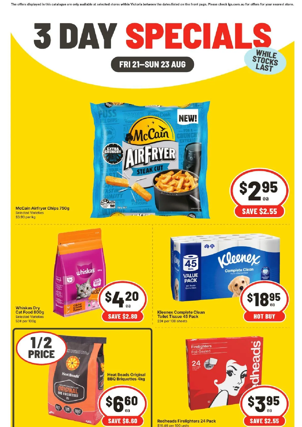Weekly promotion IGA — 2026-08-21 spanning from August 21 to August 23 2026 - Page 3 for Catalogue 365