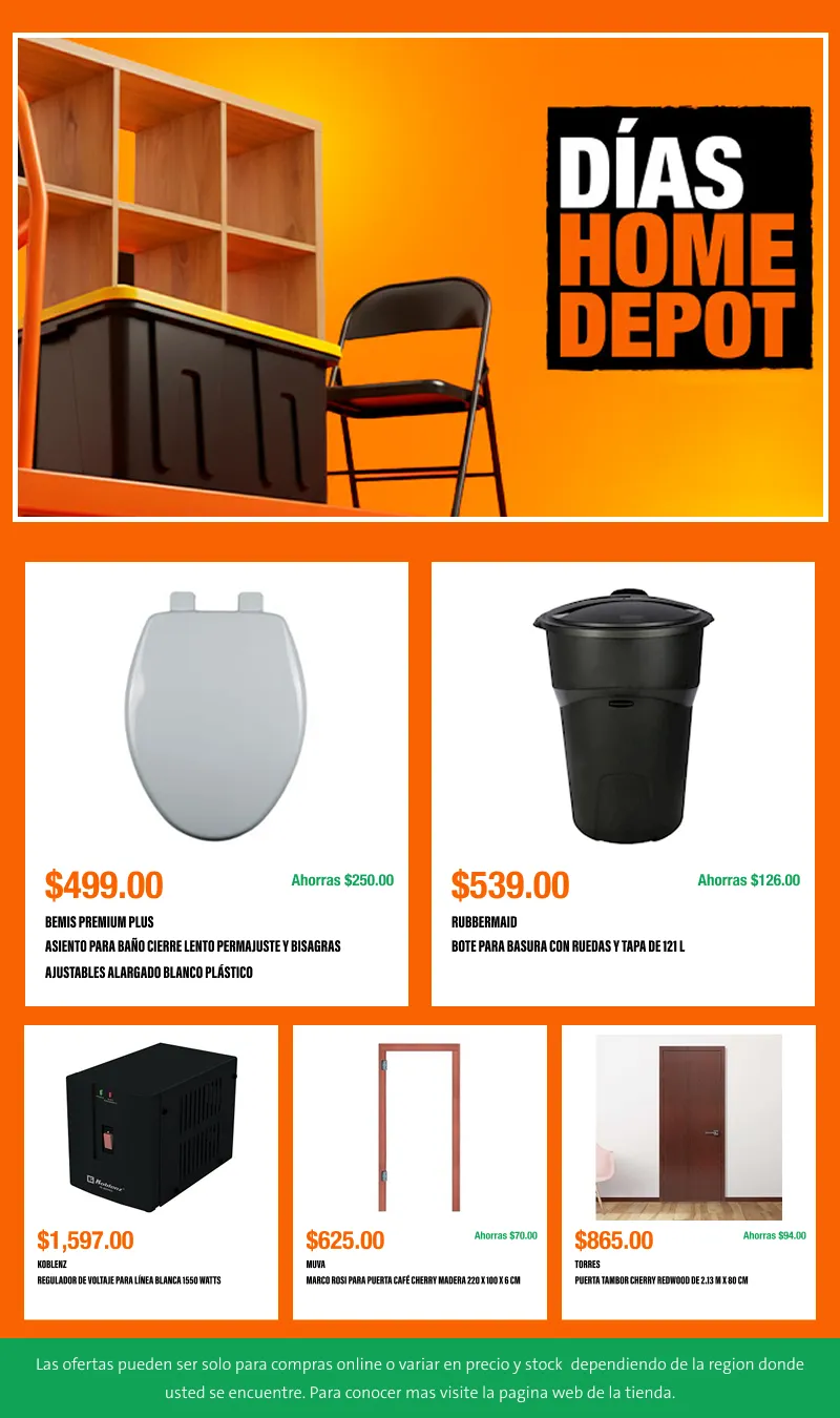 Catálogo de Días Home Depot: los mejores 14 días para ahorrar en tus proyectos 17 de julio al 28 de agosto 2026 - Pagina 3