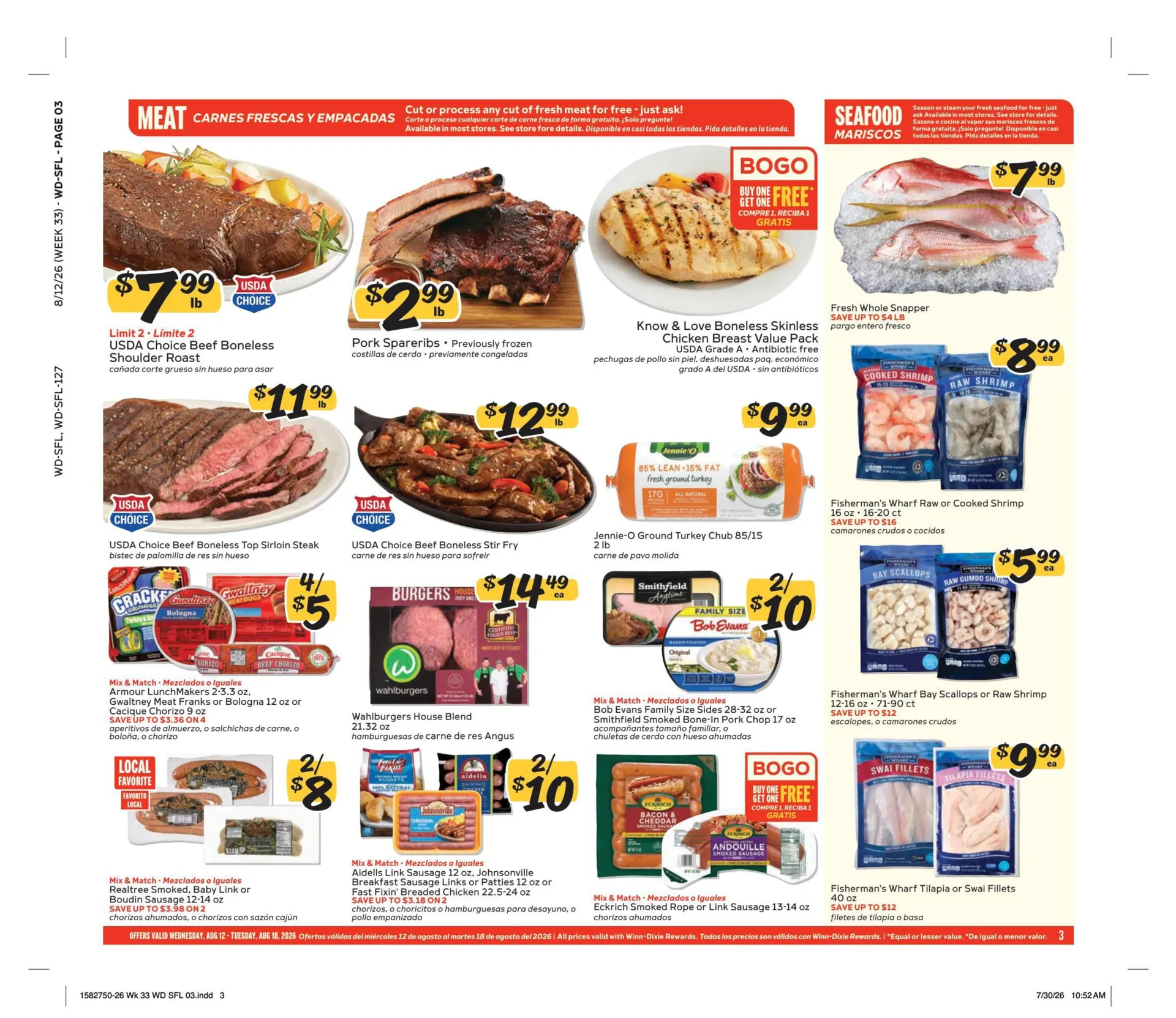 Weekly promotion Winn Dixie — 2026-08-12 spanning from August 12 to August 18 2026 - Page 3 for Catalogue 365