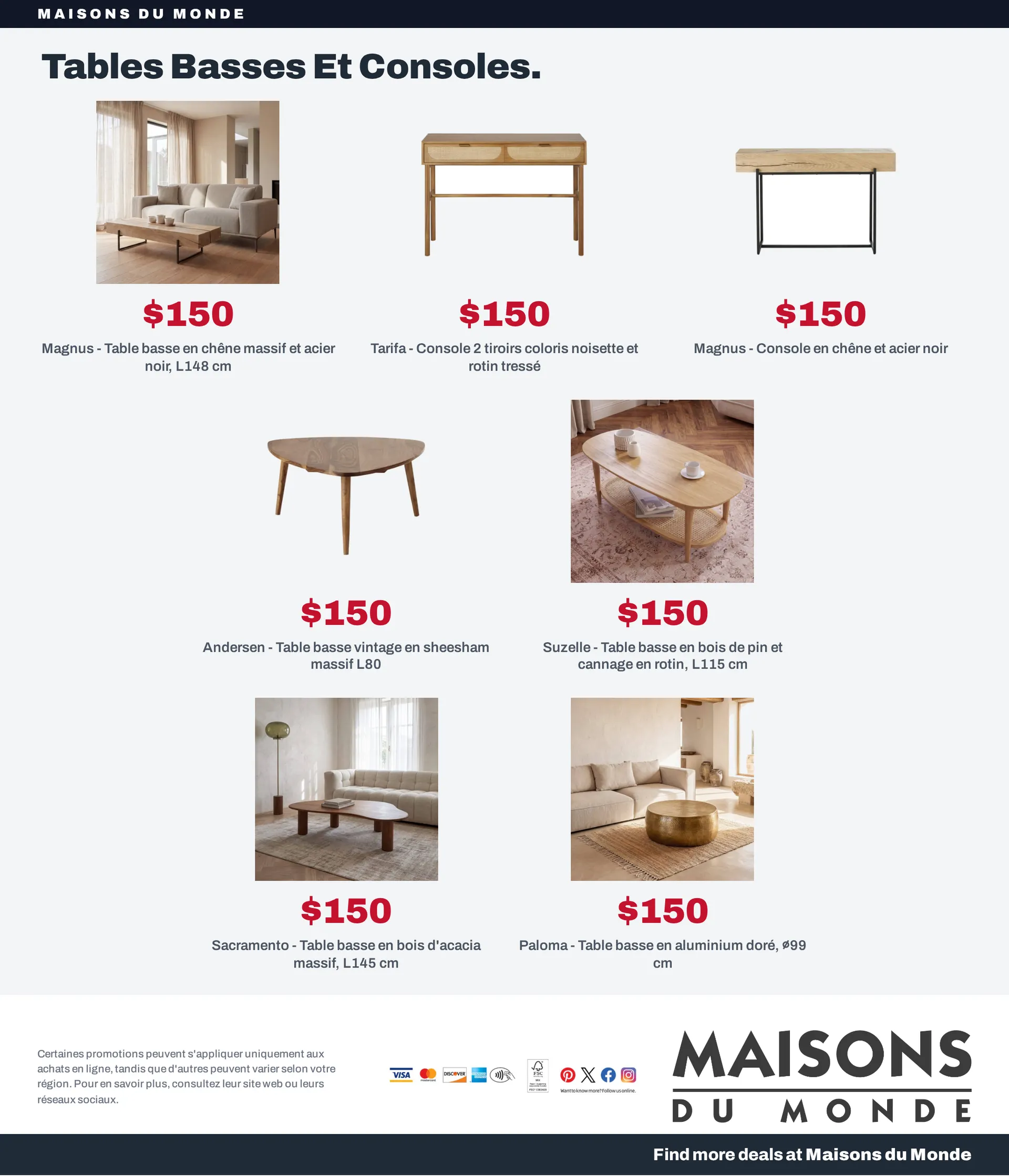 Maisons du Monde — 2026-10-09 du 9 octobre au 26 octobre 2026 - Catalogue page 3