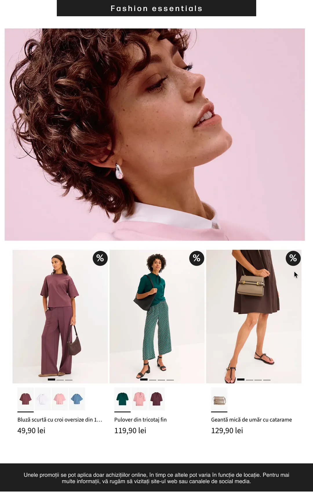 Catalog Fashion essentials de la 6 august până la 21 august 2026 - Revista Pagina 3