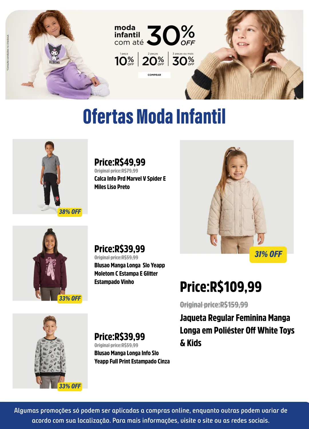 Encarte de Ofertas imperdíveis 6 de agosto até 21 de agosto 2026 - Pagina 3