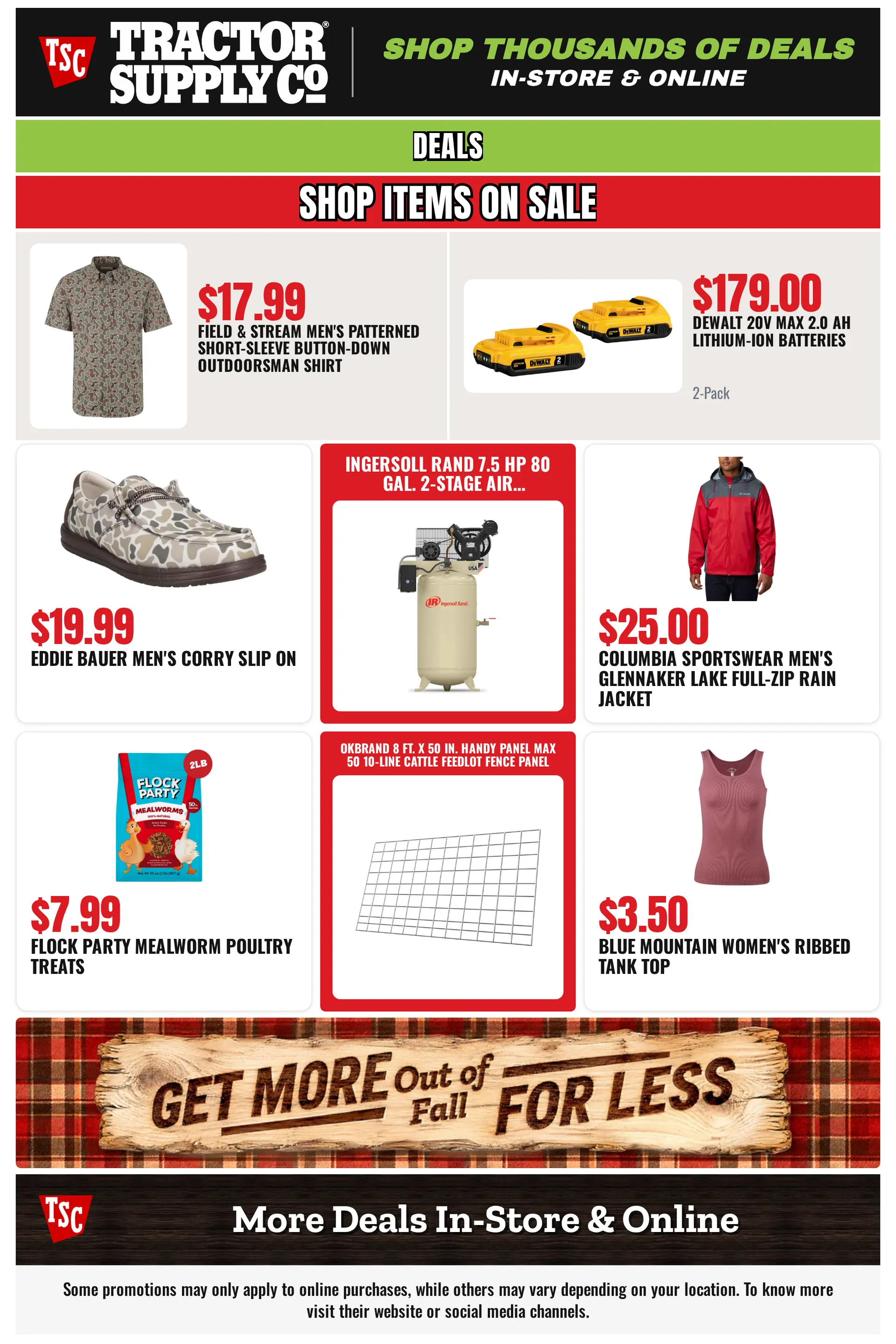 Weekly promotion Tractor Supply Co. — Catálogo 1 — 2026-10-20 spanning from October 20 to November 4 2026 - Page 3 for Catalogue 365