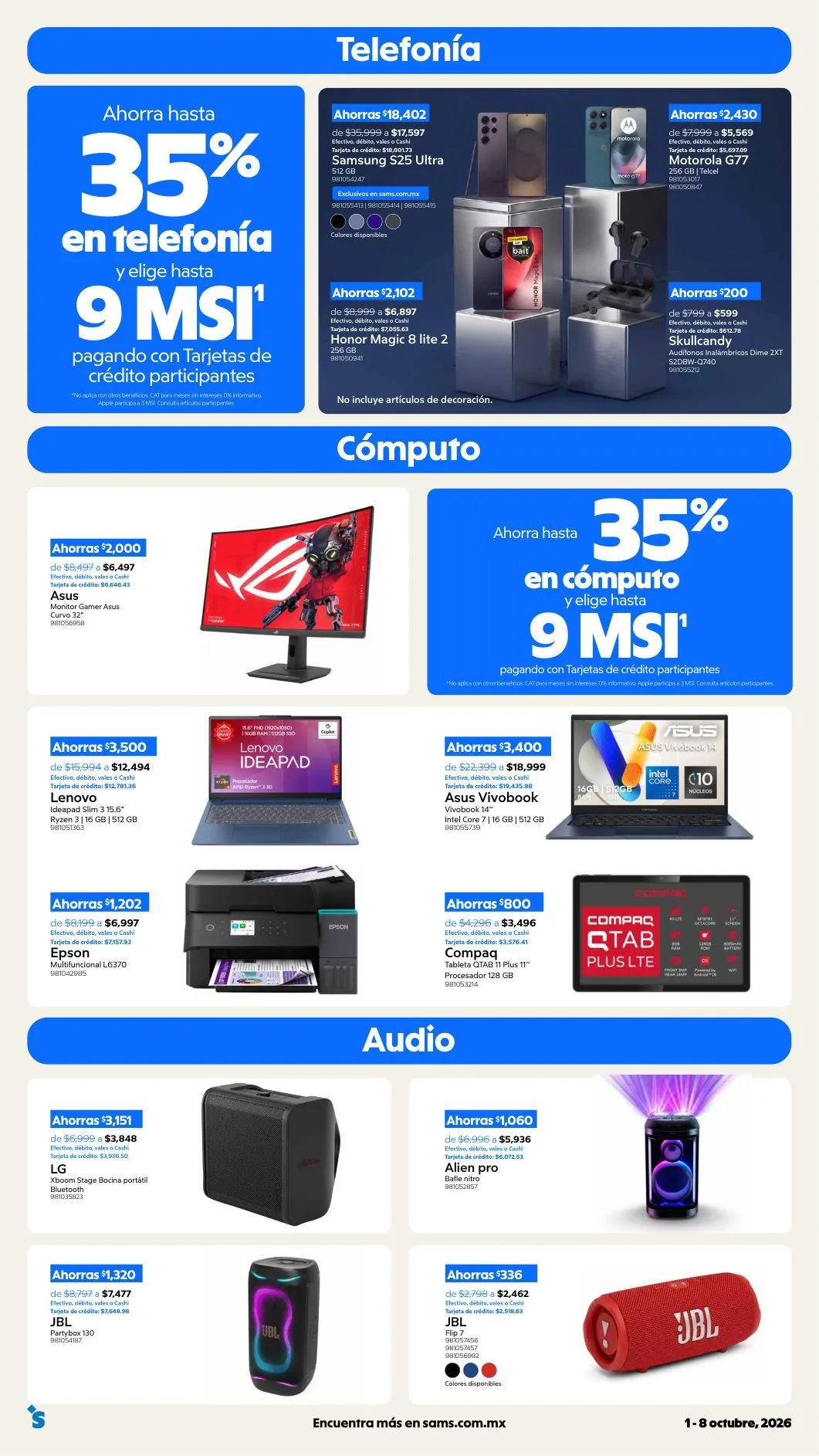 Catálogo de Sam's Club — 2026-10-01 1 de octubre al 8 de octubre 2026 - Pagina 3