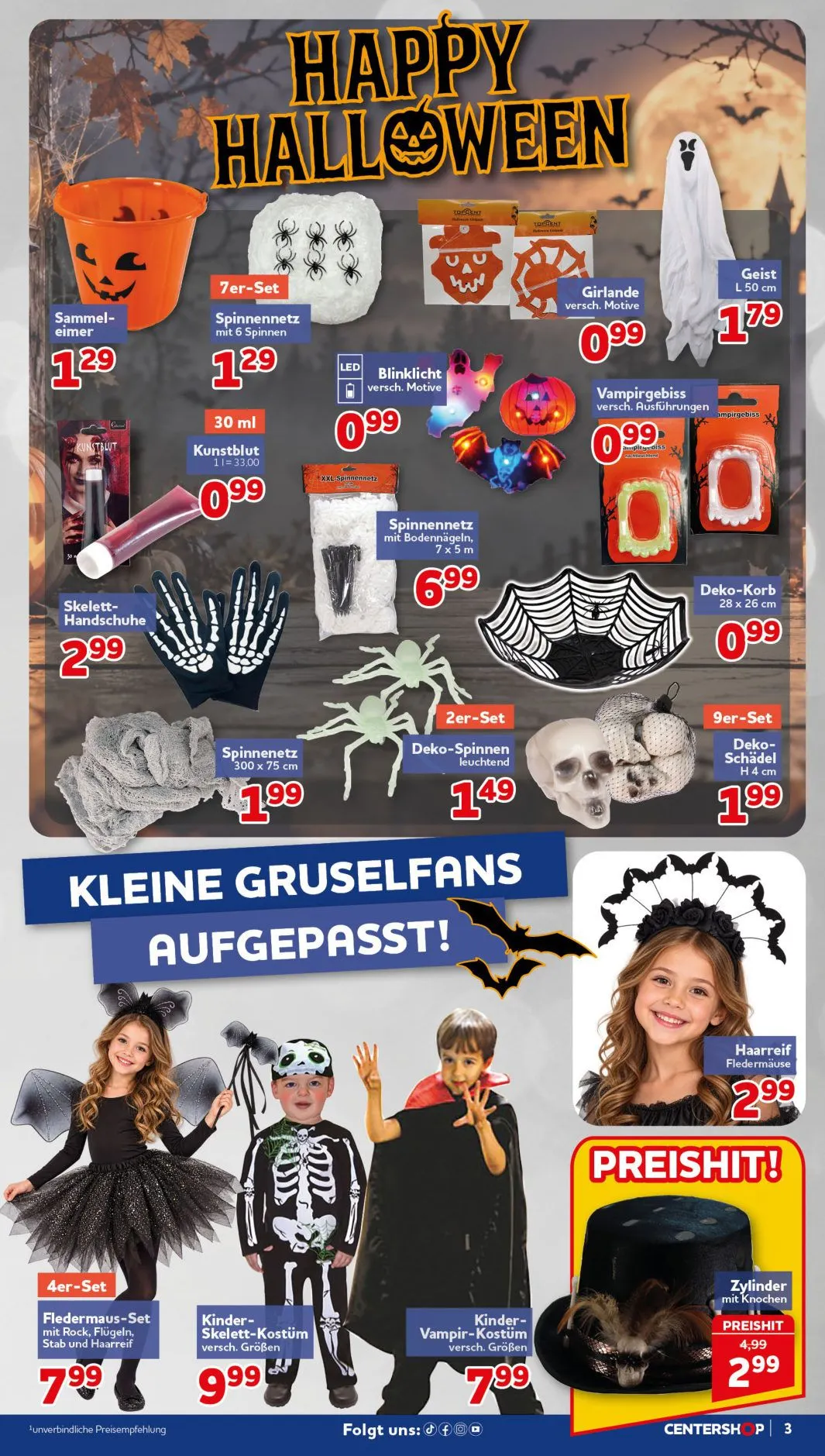 CENTERSHOP — 2026-10-19 von 19. Oktober bis 24. Oktober 2026 - Prospekt seite 3