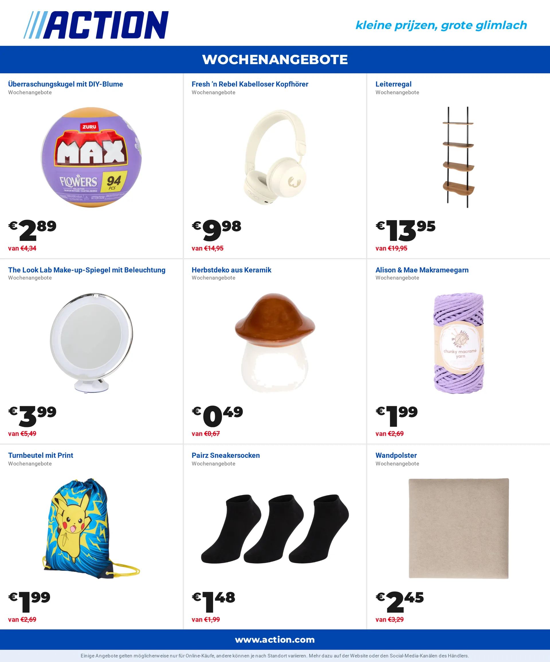 Sommerdeals gibt’s bei Action! von 10. August bis 24. August 2026 - Flugblätt seite 3