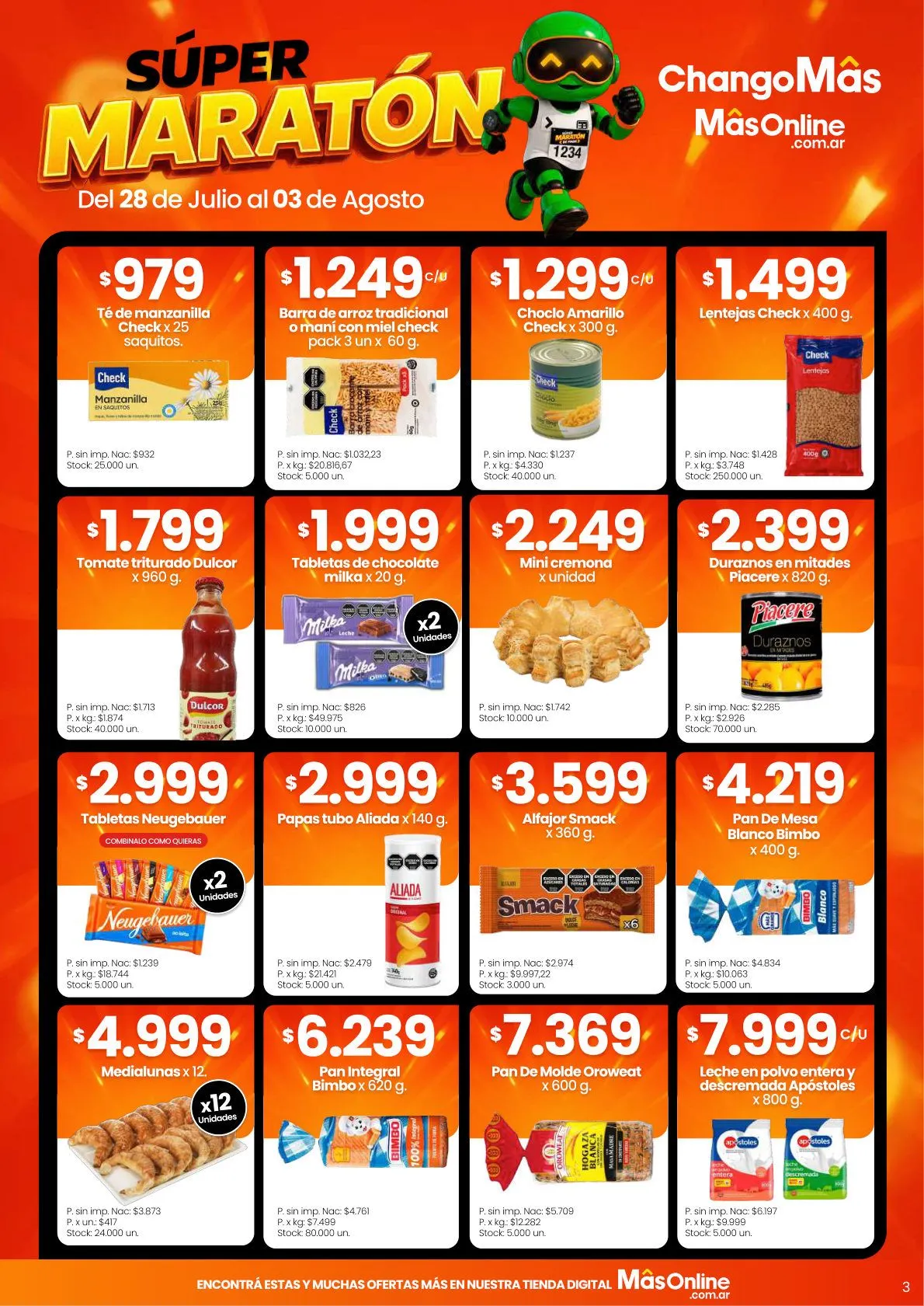 Ofertas de Changomas — 2026-07-28 28 de julio al 3 de agosto 2026 - Página 3 del catálogo