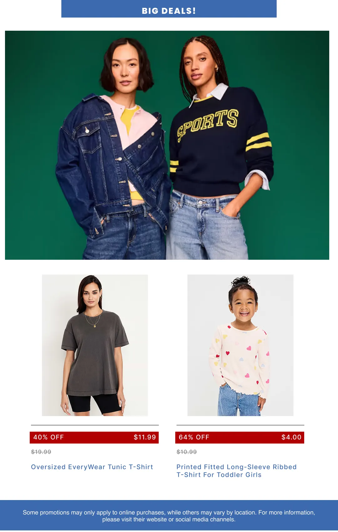 Weekly promotion Old Navy — 2026-09-23 spanning from September 23 to October 8 2026 - Page 3 for Catalogue 365