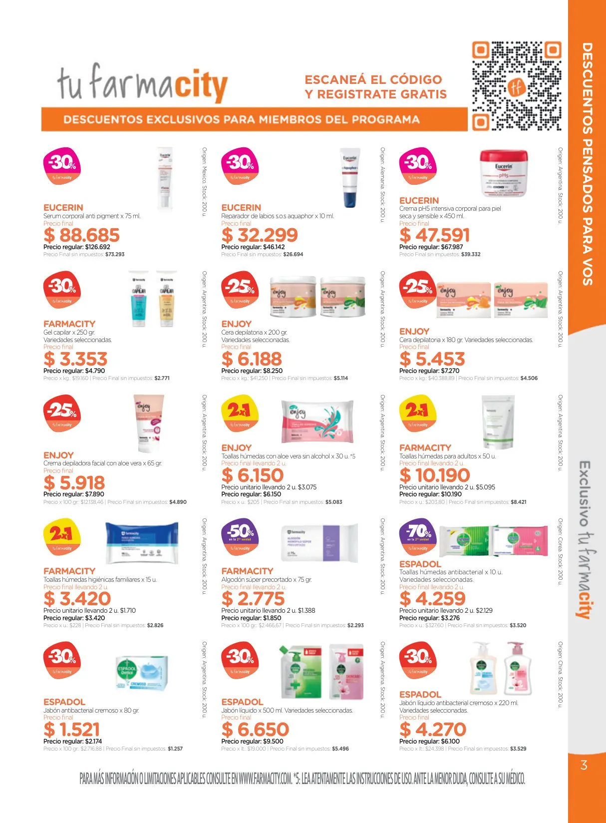 Ofertas de Farmacity — 2026-08-21 4 de agosto al 31 de agosto 2026 - Página 3 del catálogo
